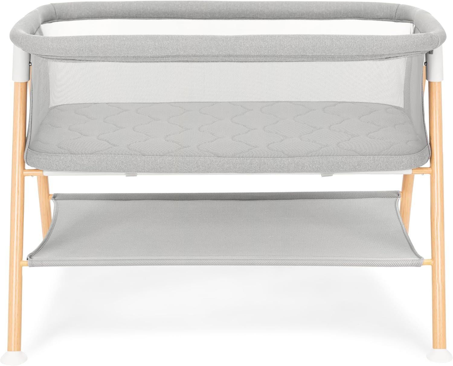 Bassinet & Bedside Sleeper with Washable Mattress