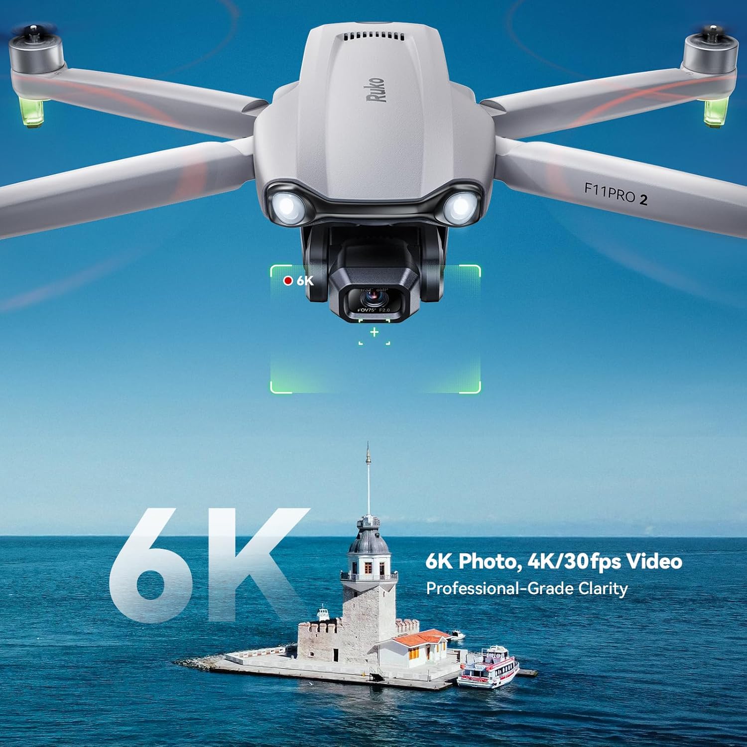 F11Pro 2 Drone 6K Camera 3-Axis Gimbal 70-Min Flight