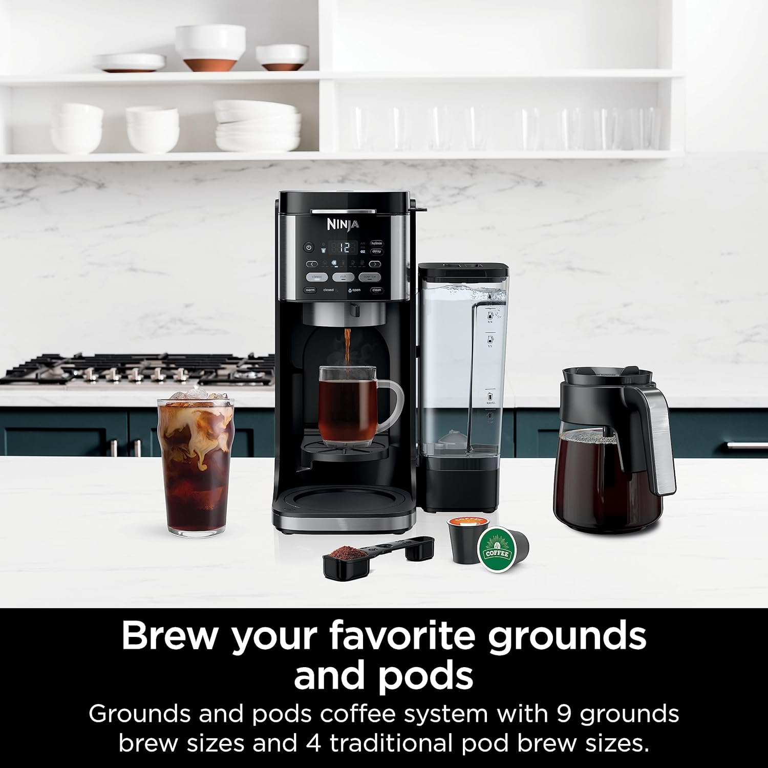 Drip Coffee Maker DualBrew Pro K-Cup Combo 12 Cup