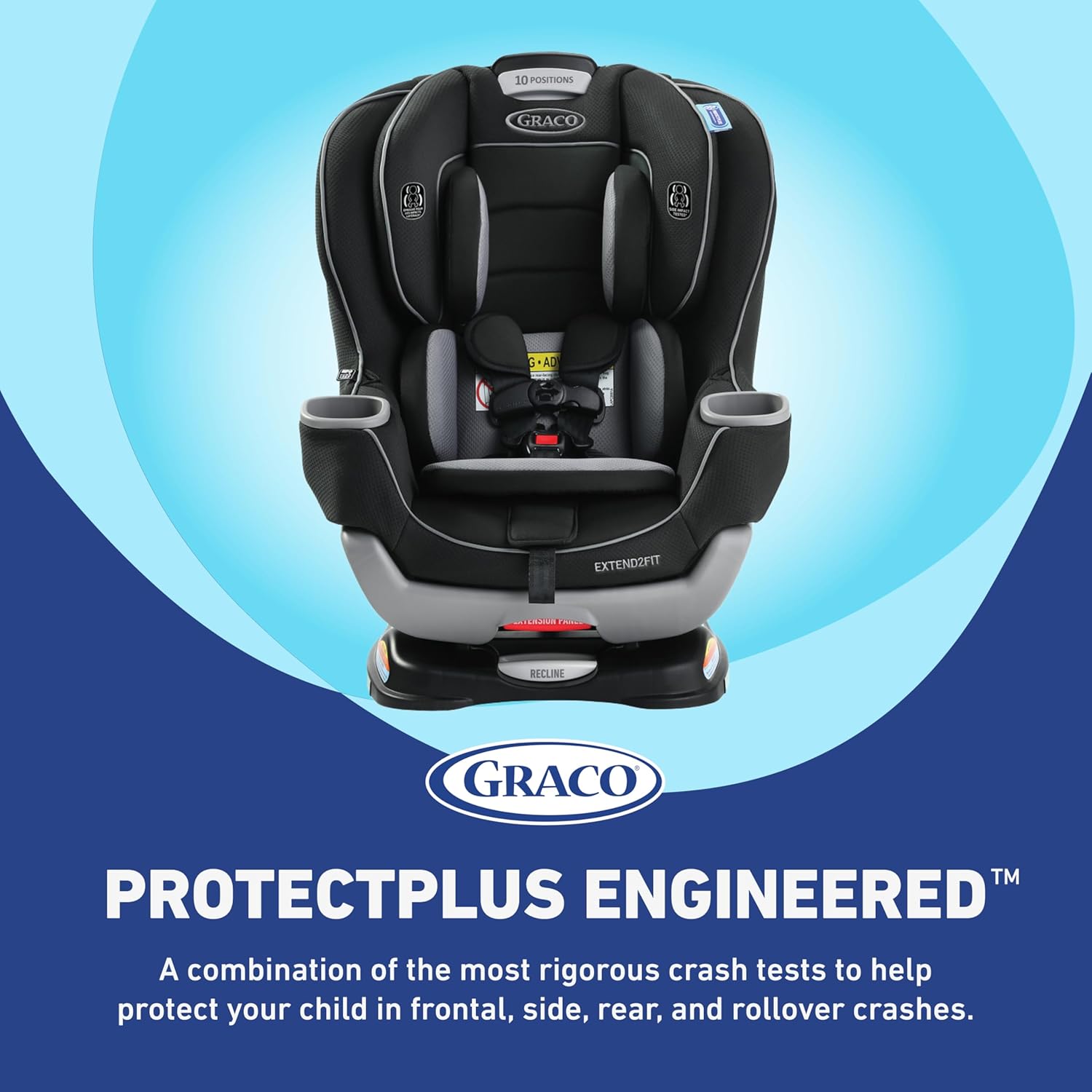 Extend2Fit Convertible Baby Car Seat – Adjustable Legroom