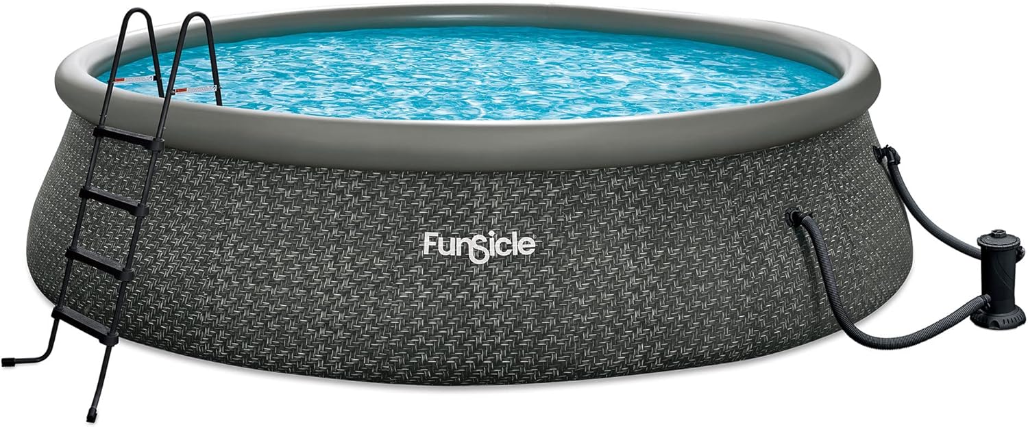 12ft x 36in Quickset Inflatable Ring Pool Set