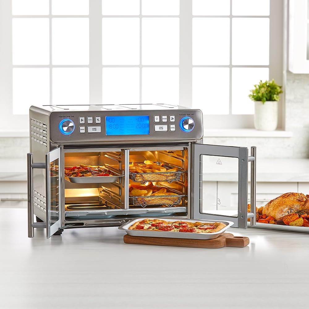 Dual Zone 360 Air Fryer Oven Combo 25 Qt