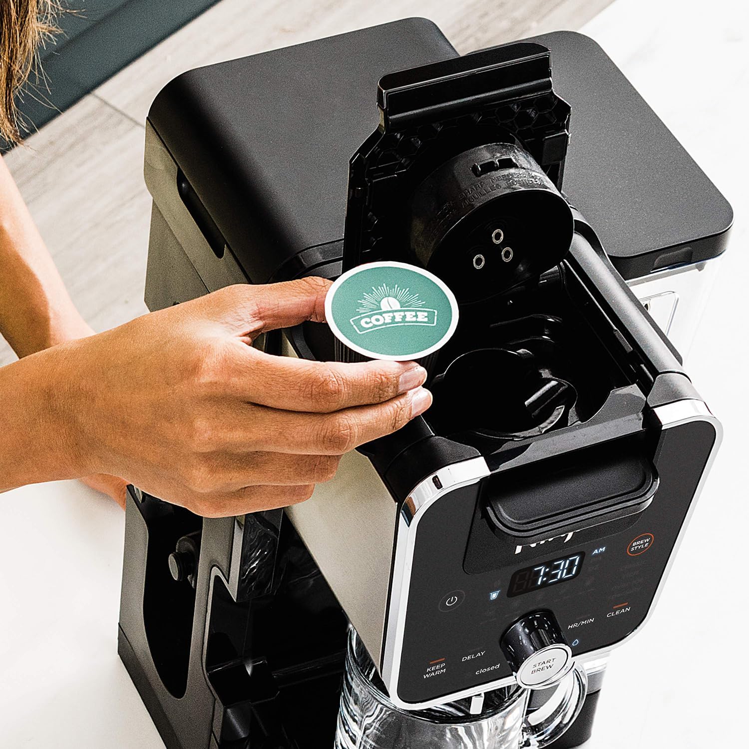 Drip Coffee Maker DualBrew Pro K-Cup Combo 12 Cup