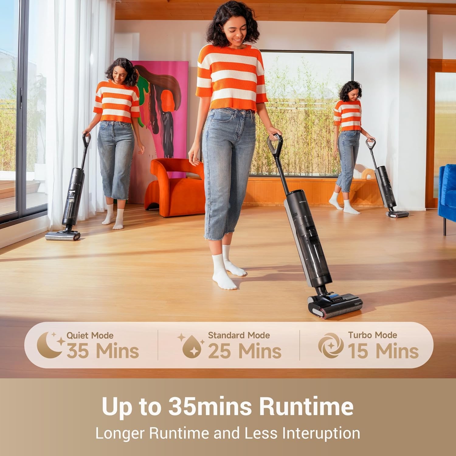 G10 Pro Wet Dry Vacuum Mop with Self-Cleaning