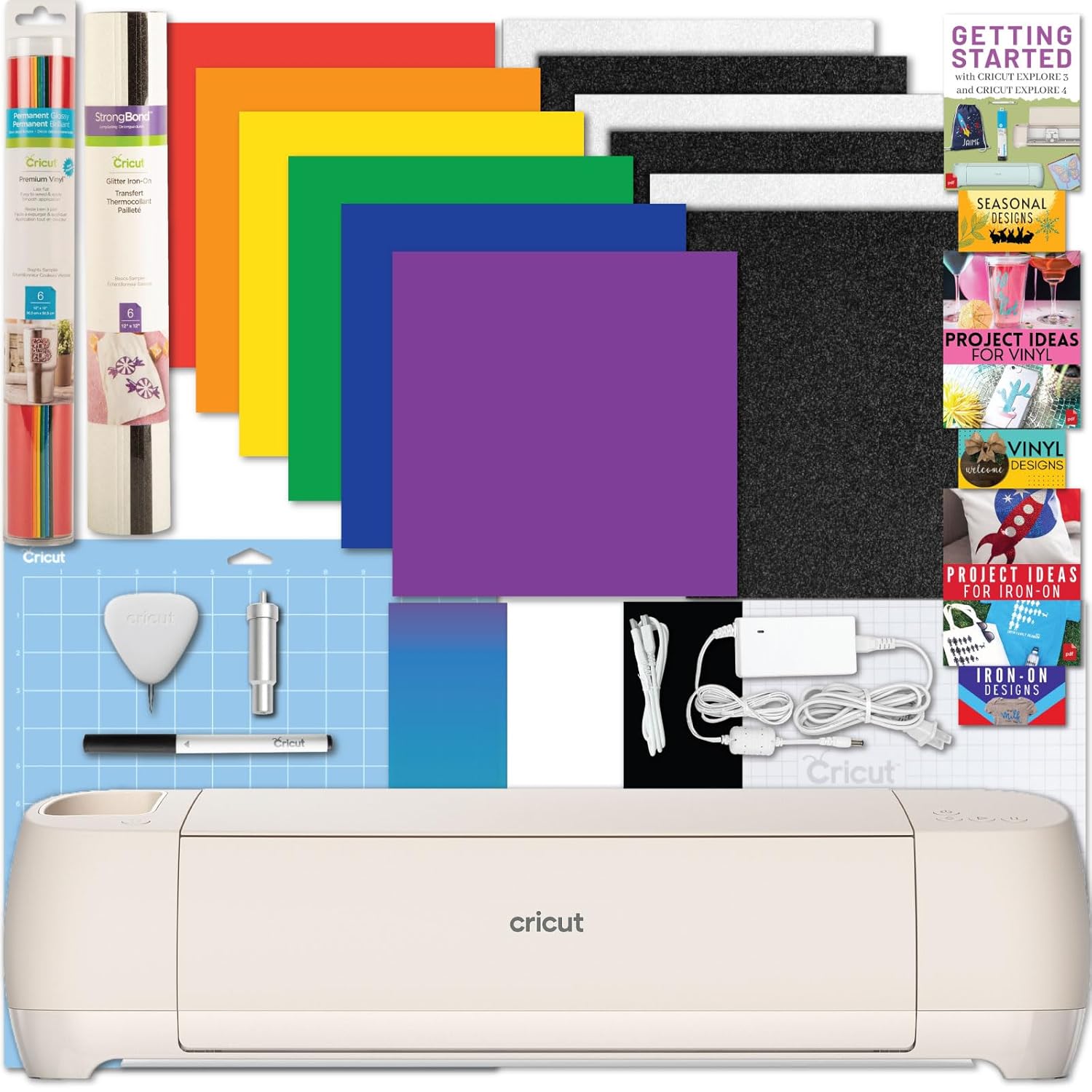 Explore 4 Machine Vinyl & Iron-On Beginner Bundle