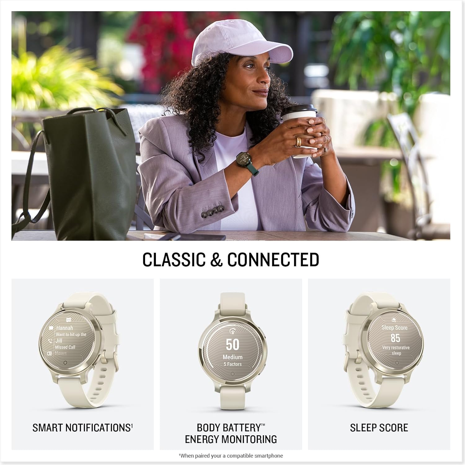 Active Smartwatch with Built-In GPS