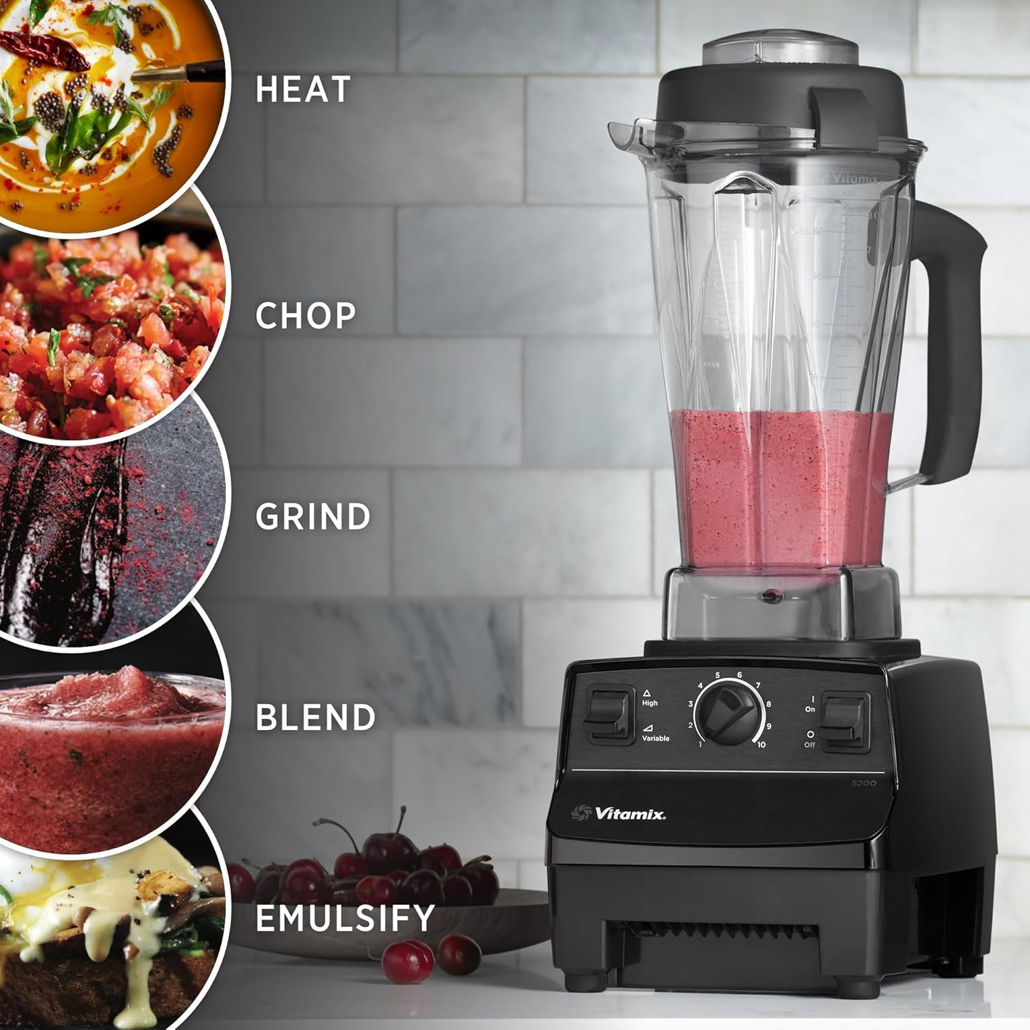 5200 Blender, Professional 64-Ounce, Self-Cleaning