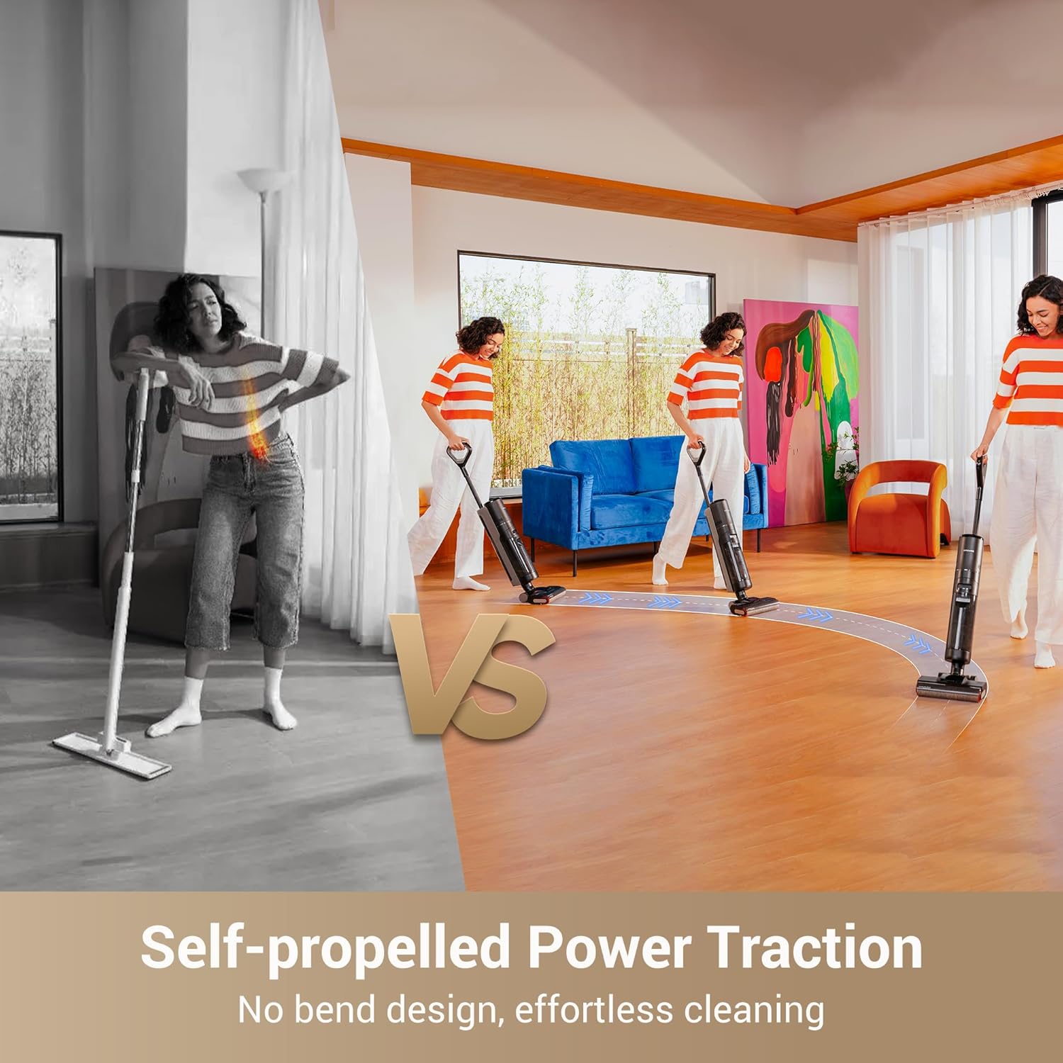 G10 Pro Wet Dry Vacuum Mop with Self-Cleaning