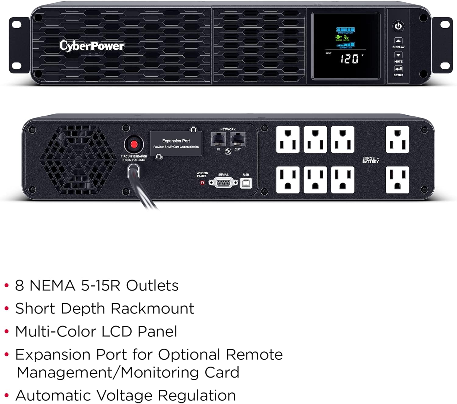 CP1500PFCLCD 1500VA Sinewave UPS System