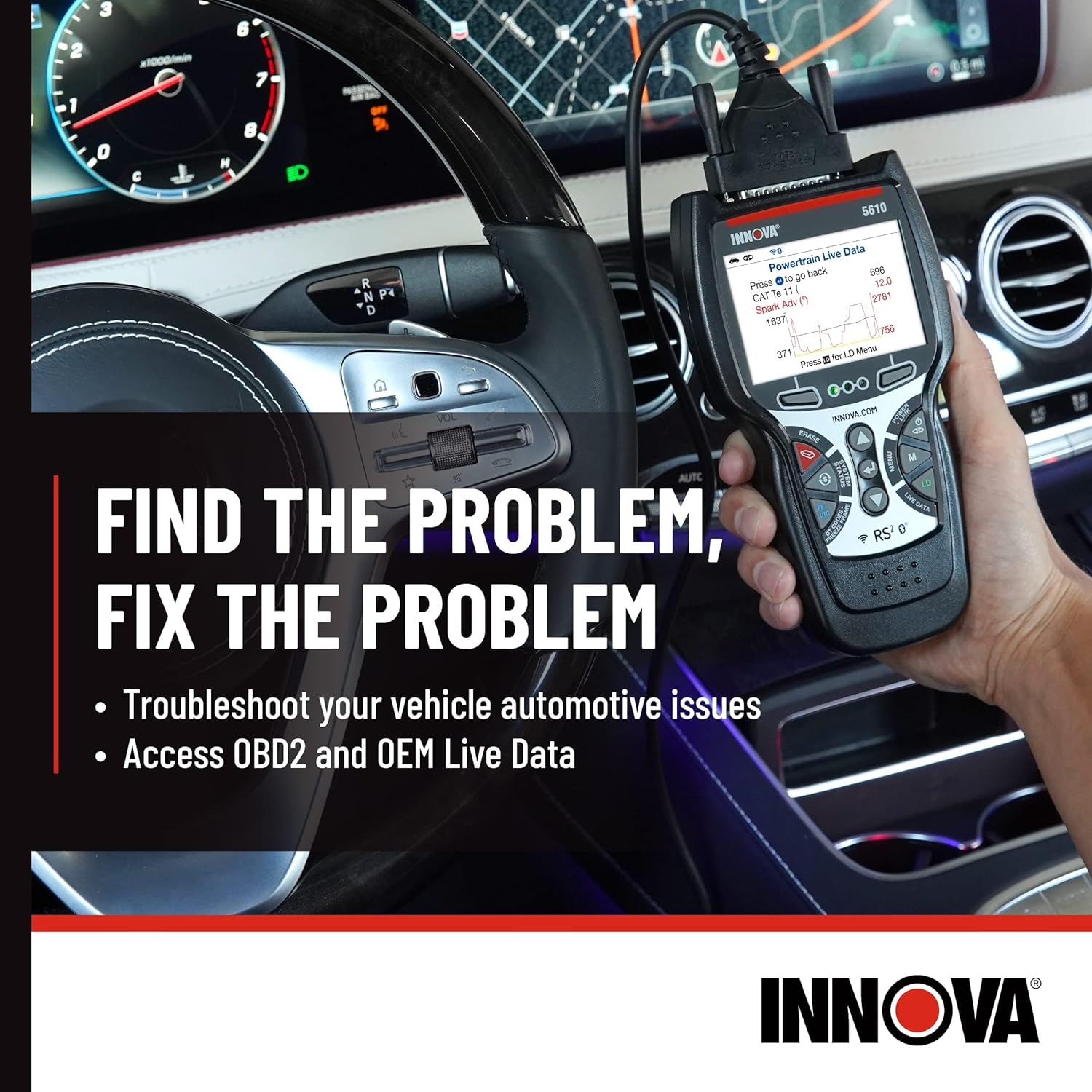 5610 OBD2 Bidirectional Scan Tool with Updates