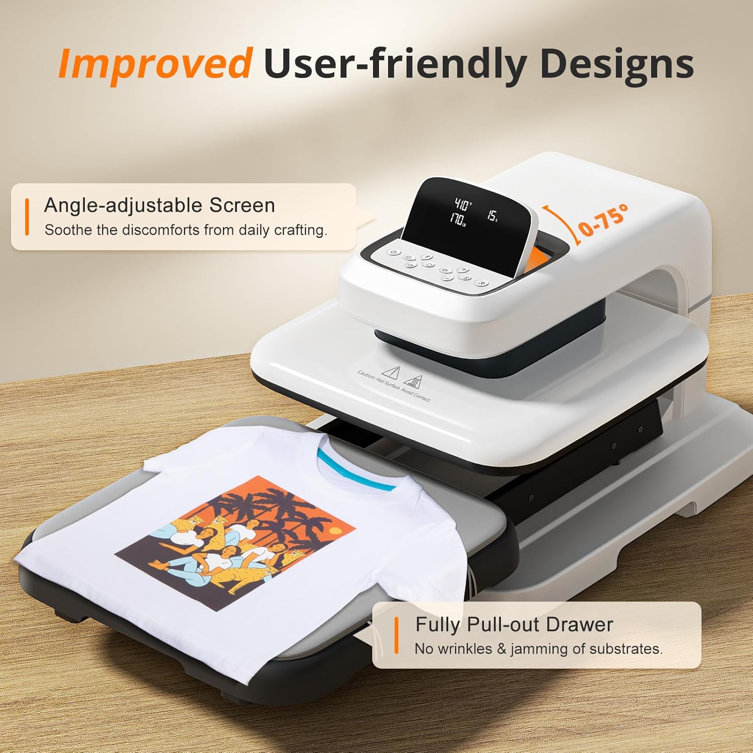 Automatic Heat Press 2 – 15×15 Heat Transfer Machine
