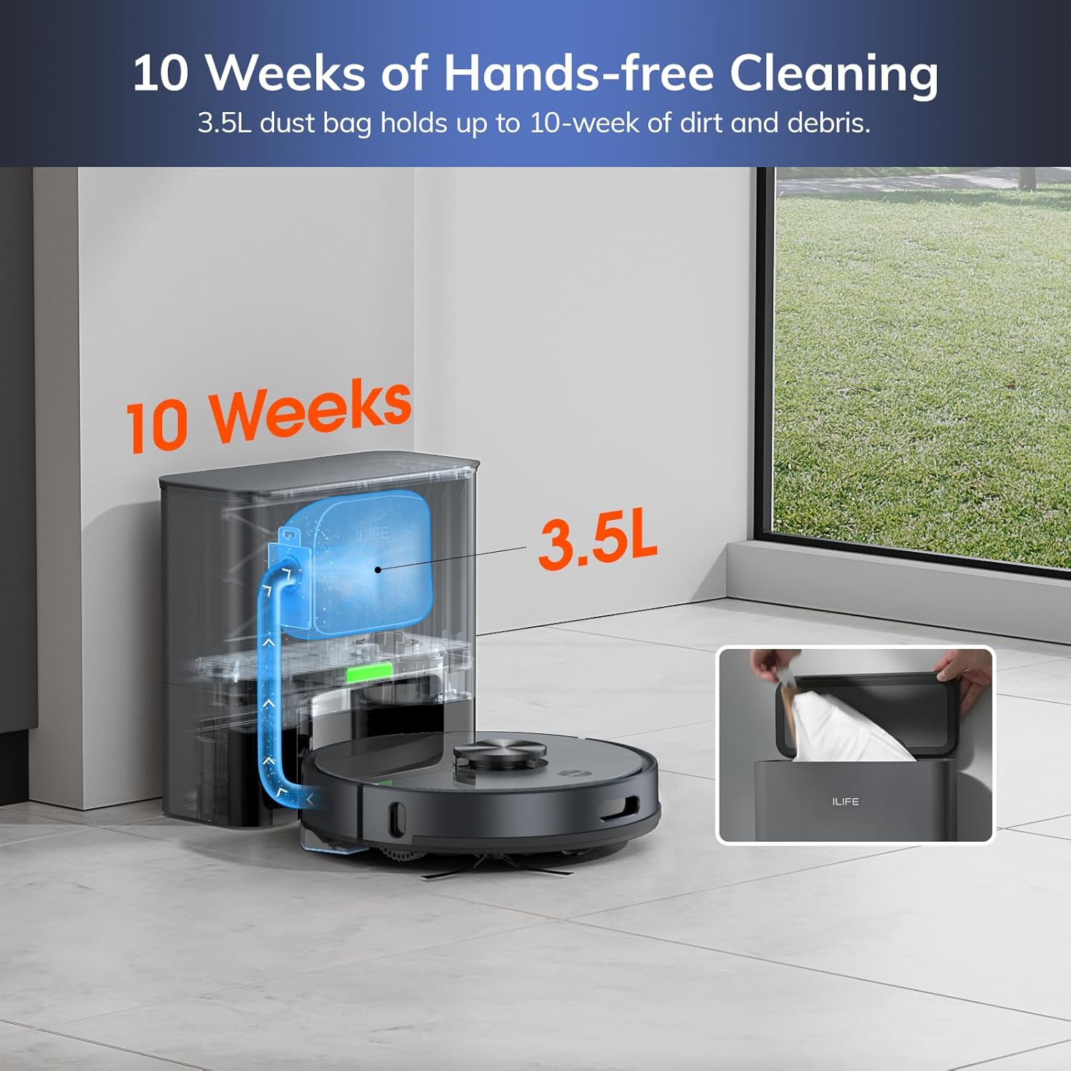 A30 Pro Robot Vacuum and Mop with Self-Emptying Station