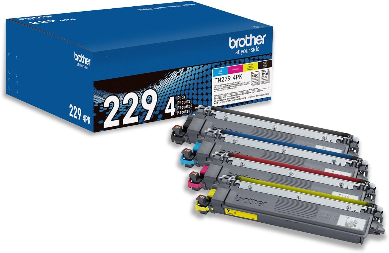 Genuine Tn2294Pk 4-Pack Toner Cartridges Set