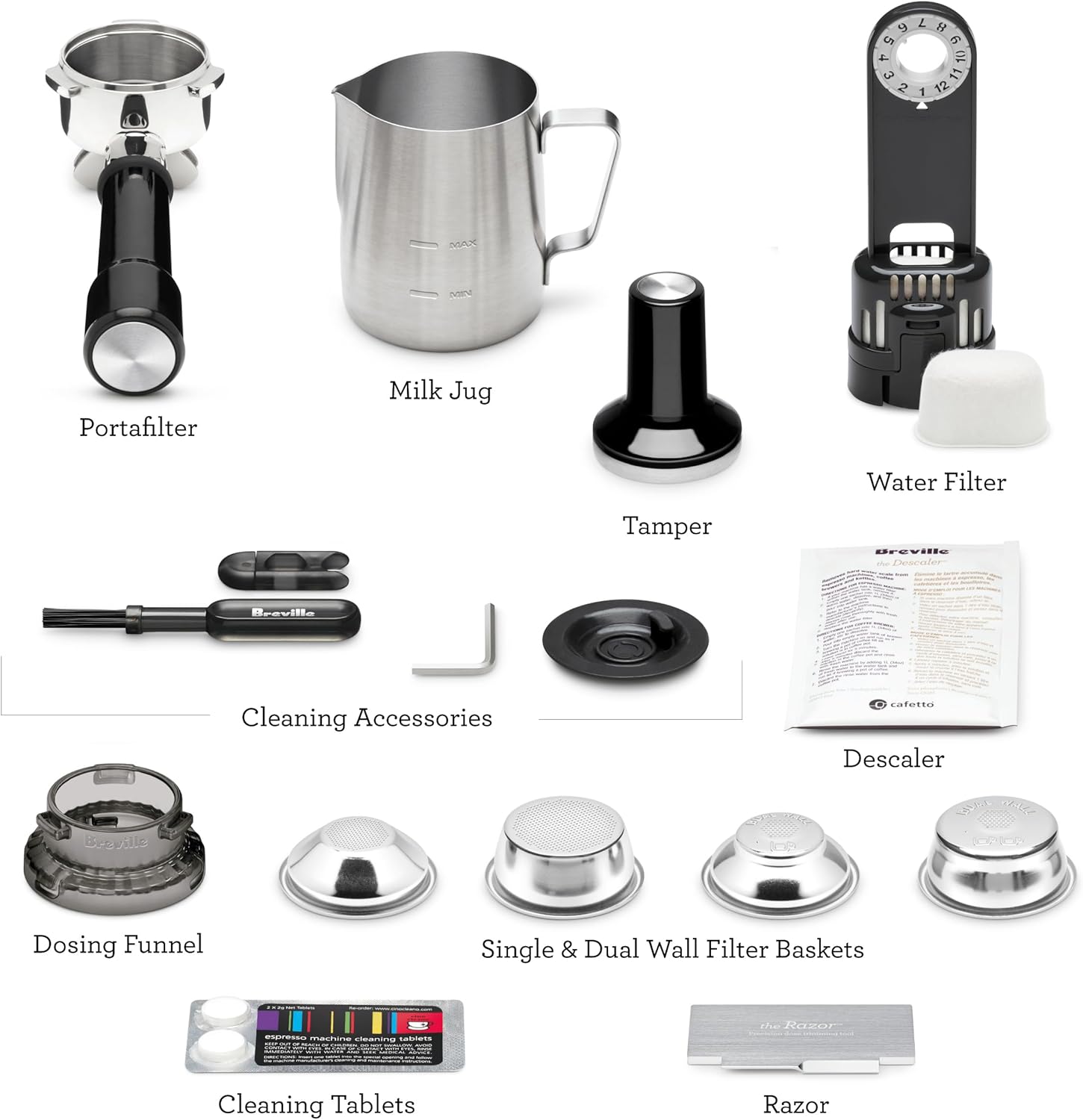 Barista Pro Espresso Machine BES878BSS – Steel