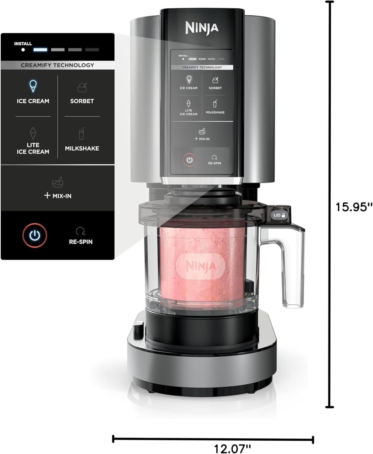 Creami Ice Cream Maker – 7-in-1 for Ice Cream & More