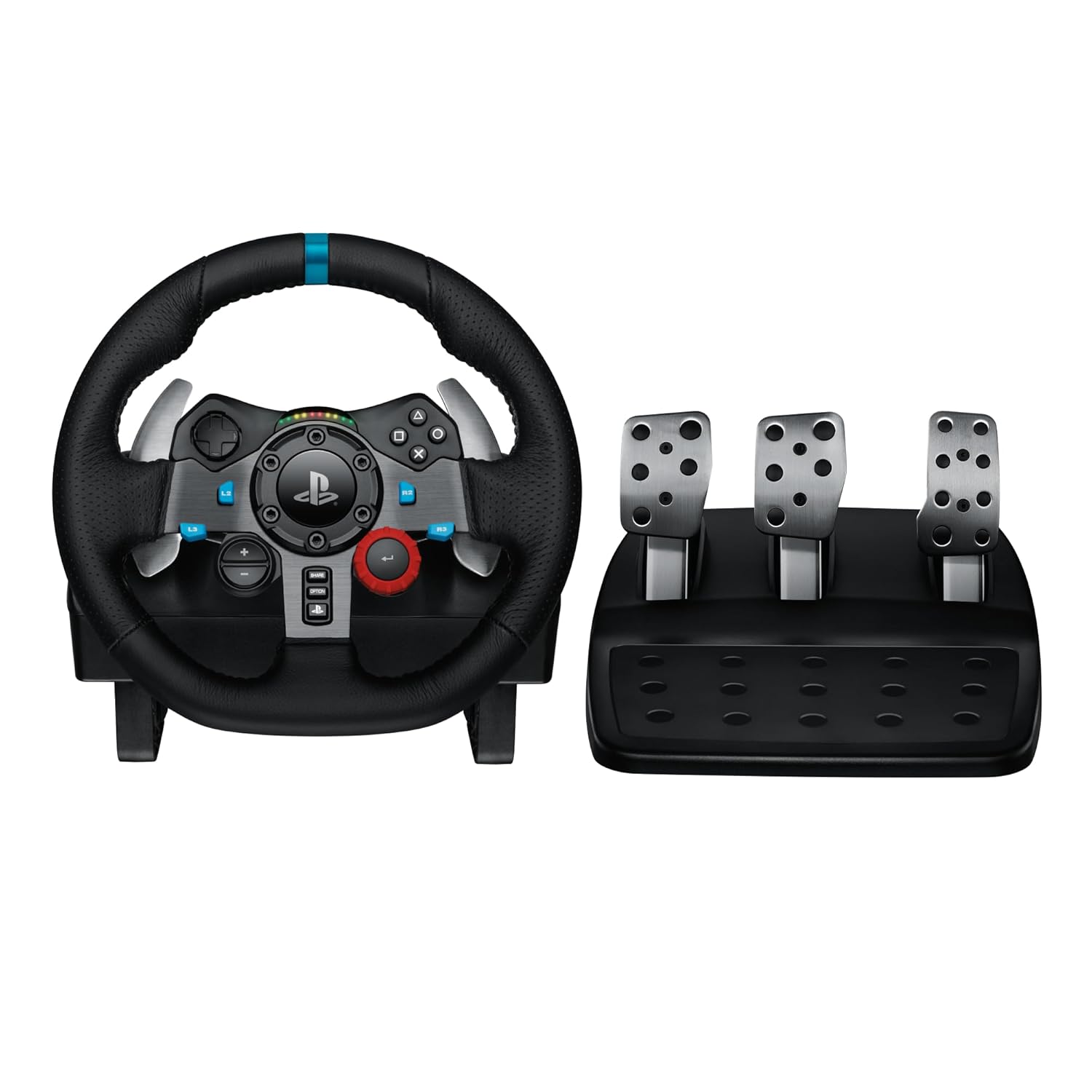 Driving Force Racing Wheel with Floor Pedals – Black