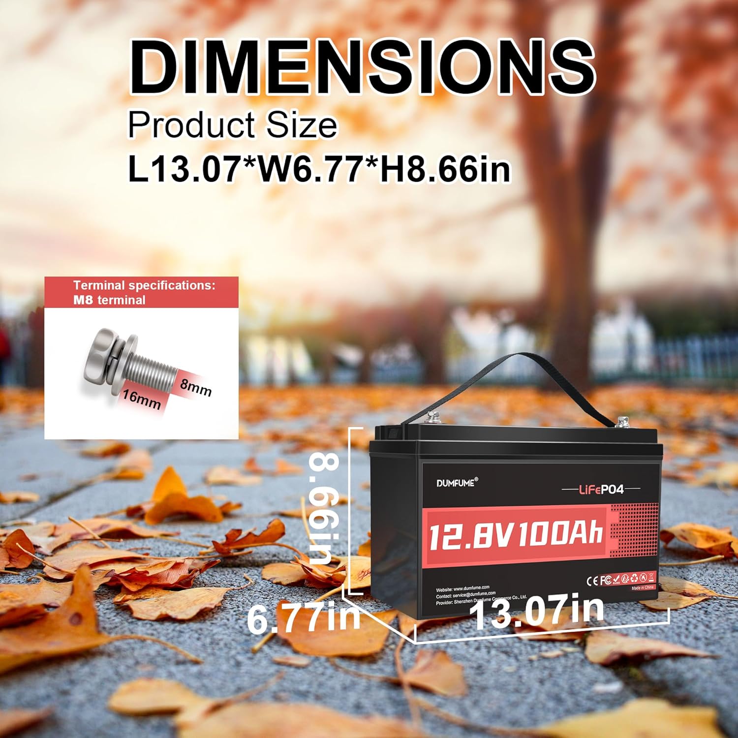 12V 300Ah Lithium LiFePO4 Battery with 200A BMS