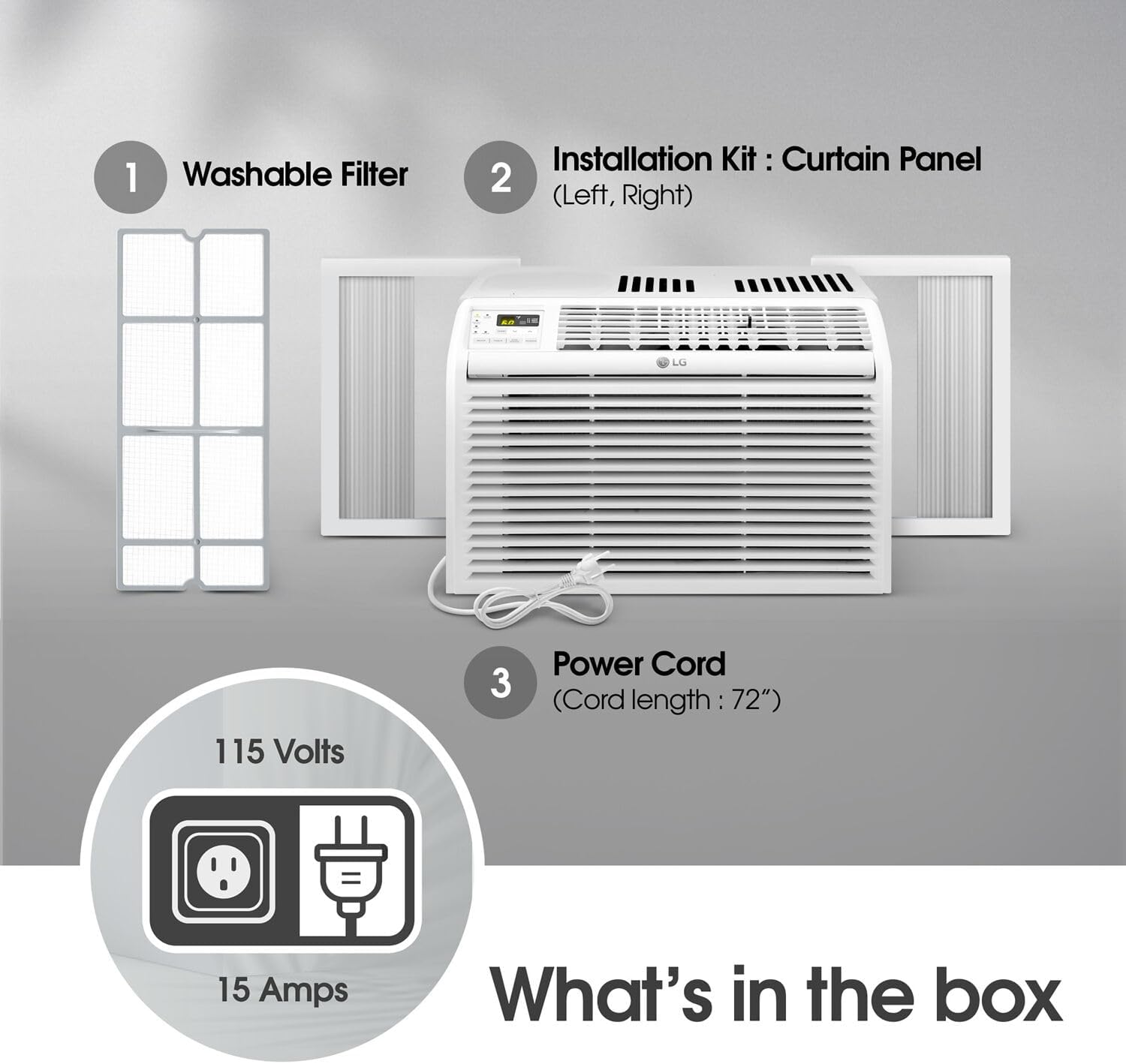 8,000 BTU Window Air Conditioner, Remote & Quiet