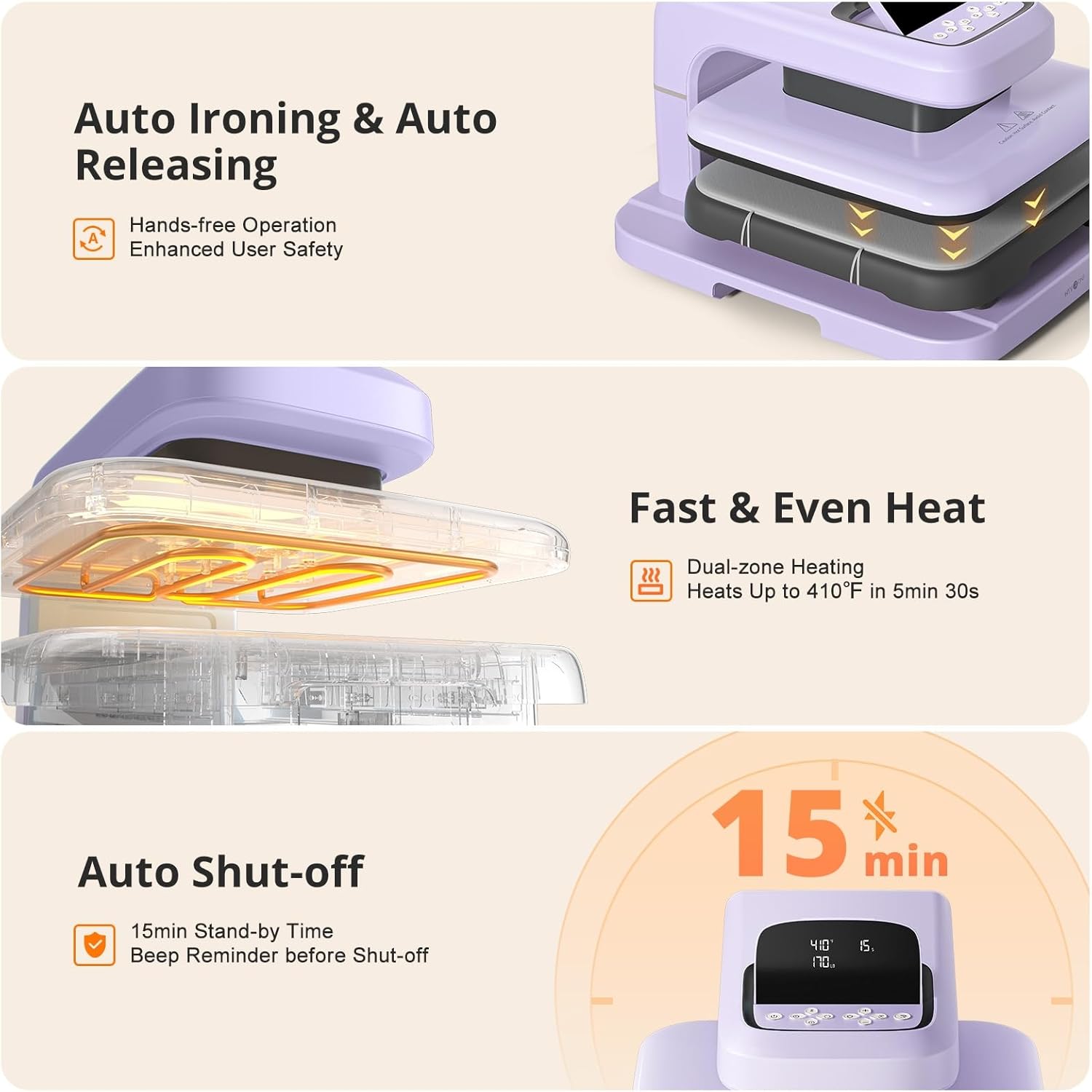 Automatic Heat Press 2 – 15×15 Heat Transfer Machine
