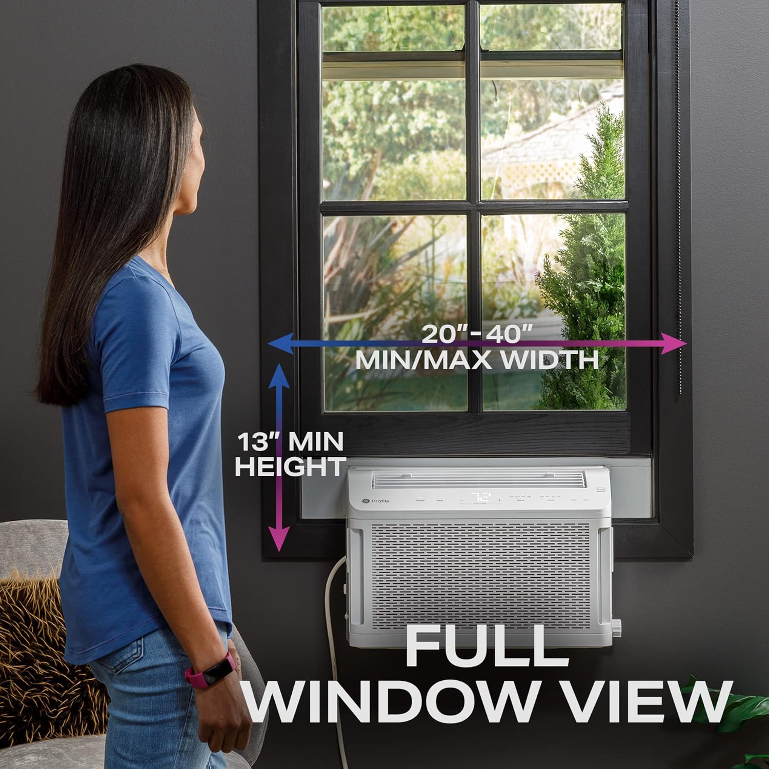 Ahtt08Bc Clearview Wifi Air Conditioner 8,300 BTU