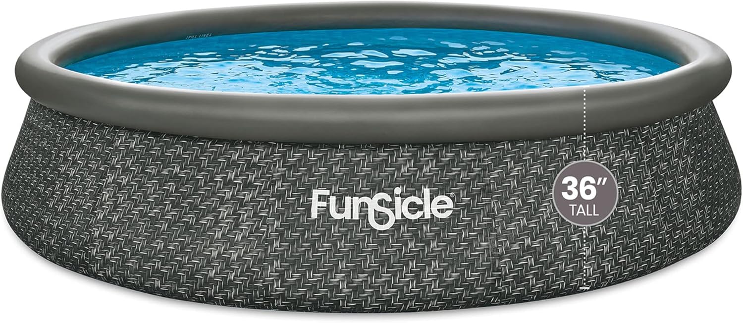 12ft x 36in Quickset Inflatable Ring Pool Set
