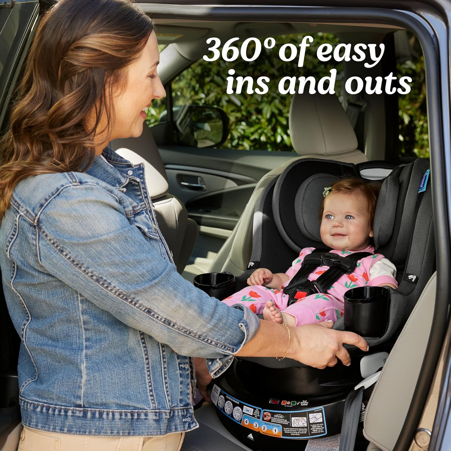 Easyturn 360 Convertible Car Seat – 2-in-1 Design