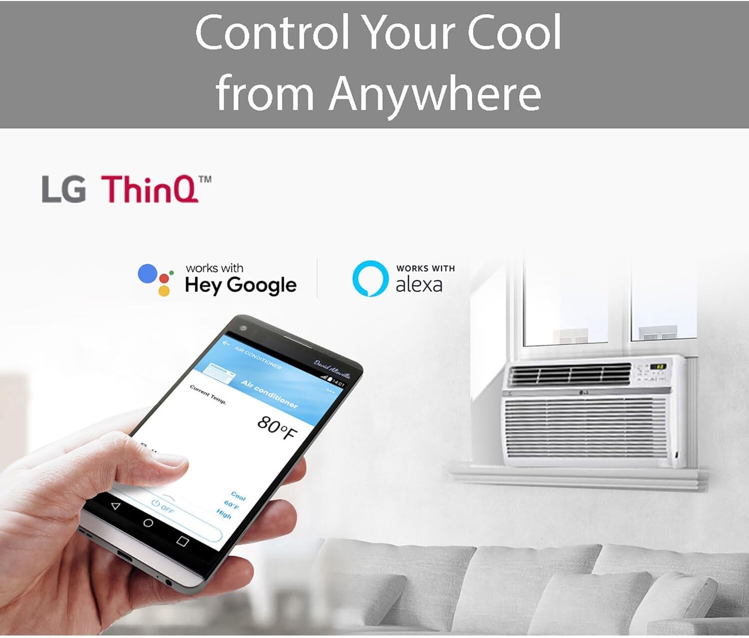 8,000 BTU Window Air Conditioner, Remote & Quiet