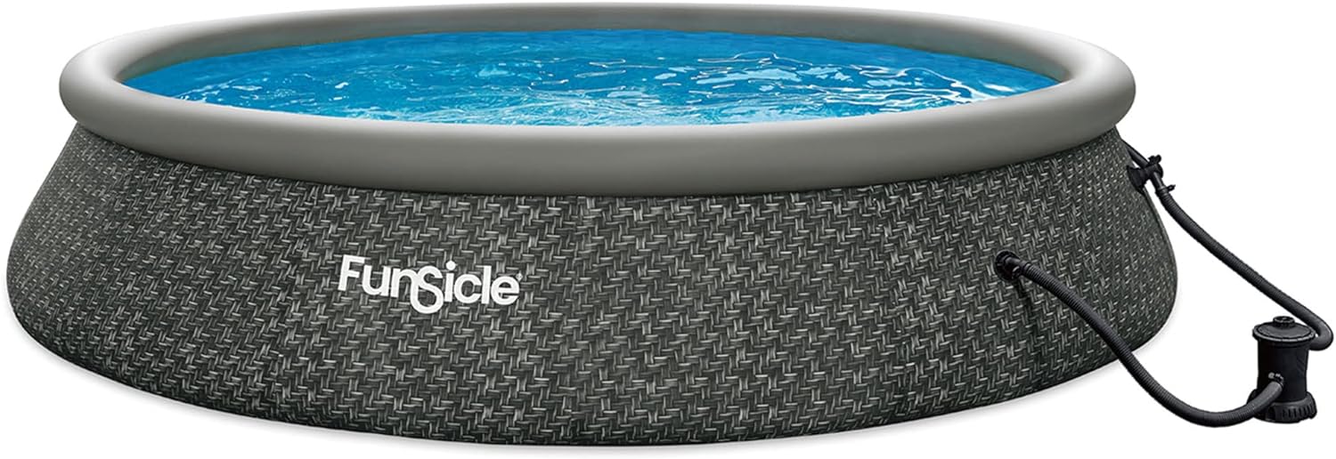 12ft x 36in Quickset Inflatable Ring Pool Set