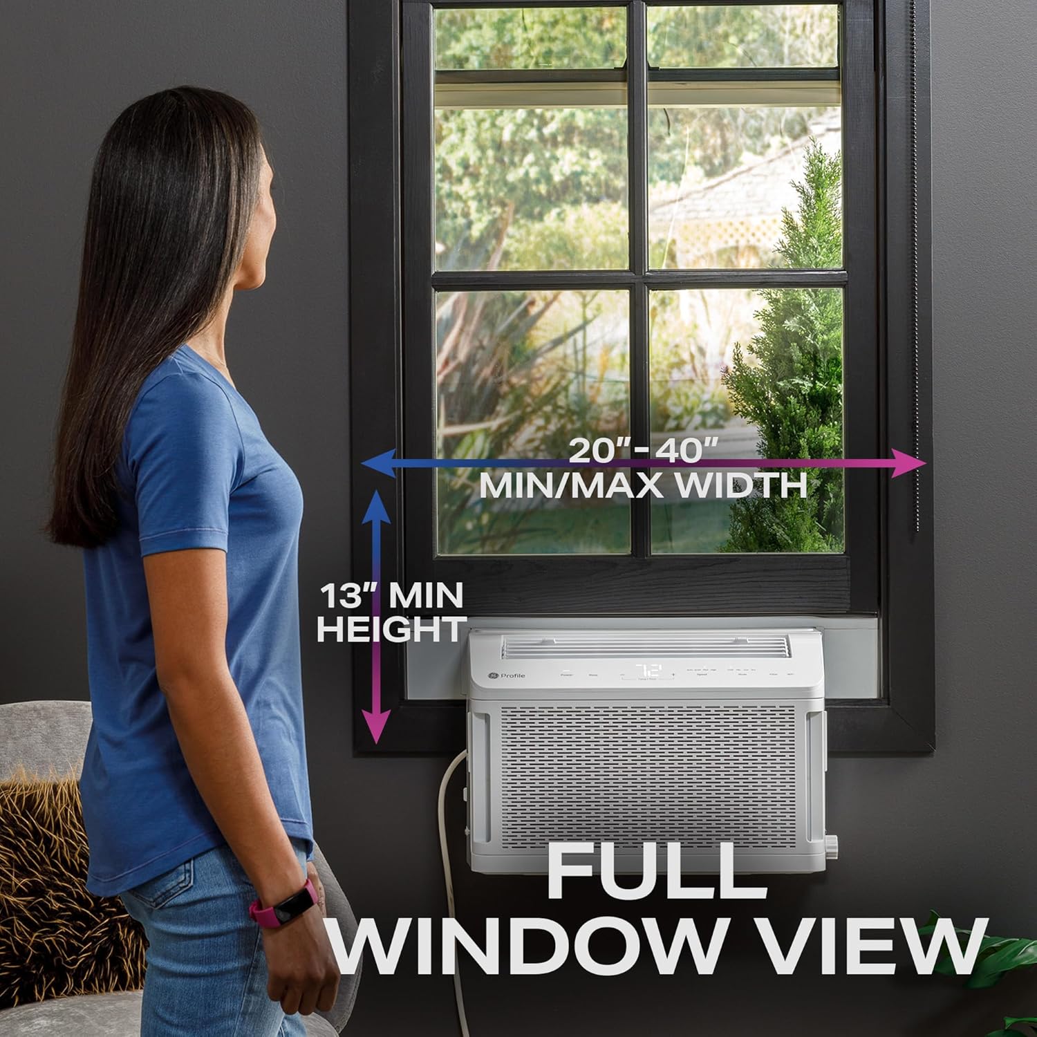 Ahtt08Bc Clearview Wifi Air Conditioner 8,300 BTU