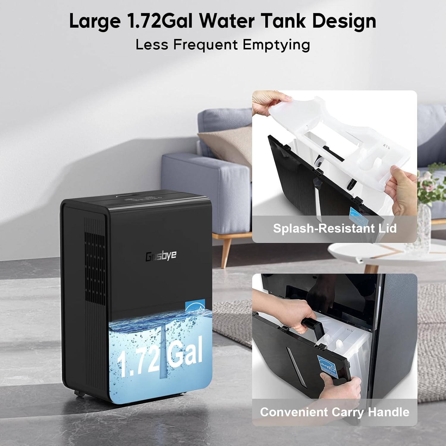 Energy Star 2024 4500 Sq.Ft. Dehumidifier – 115 Pints