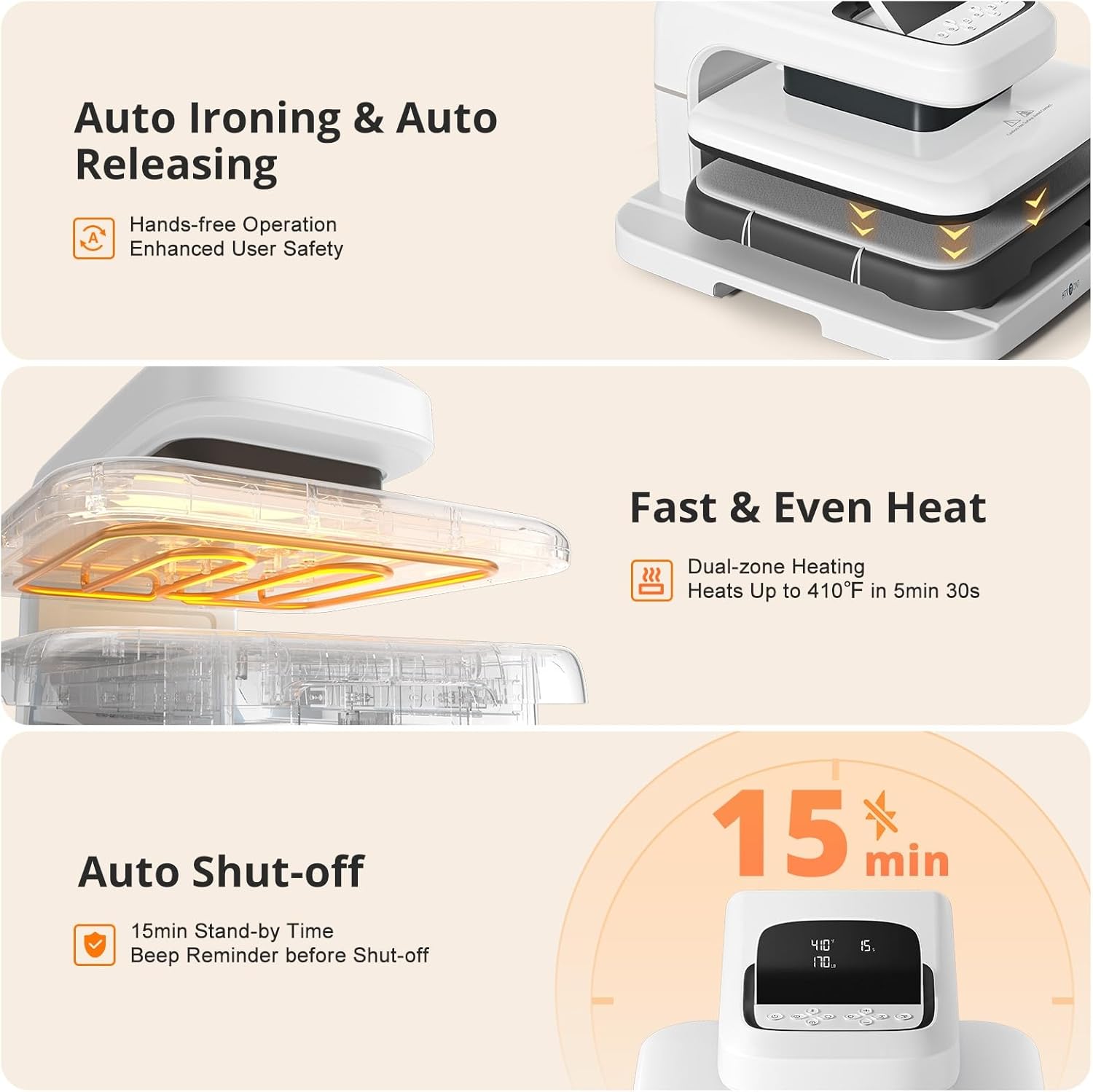 Automatic Heat Press 2 – 15×15 Heat Transfer Machine