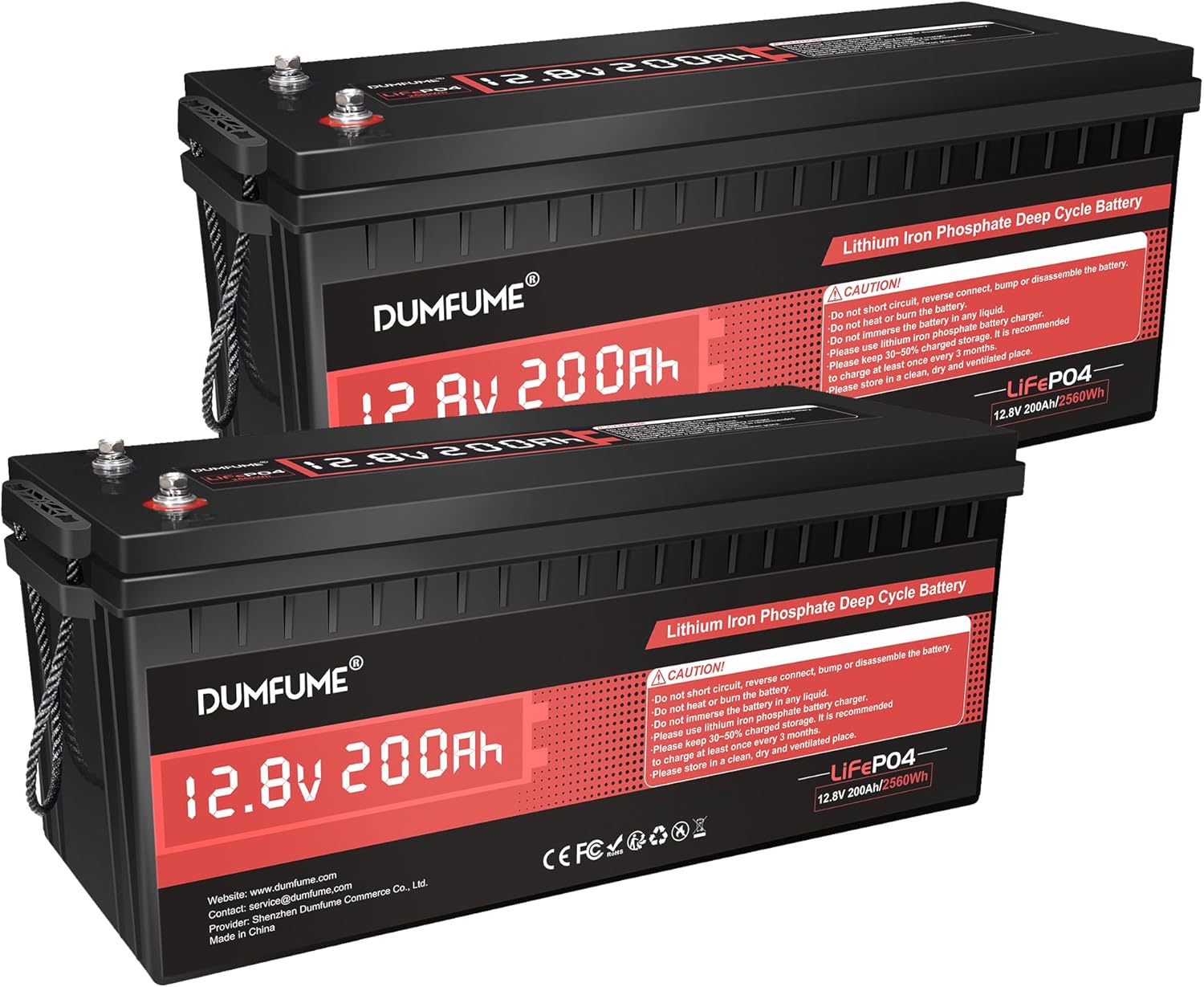 12V 300Ah Lithium LiFePO4 Battery with 200A BMS