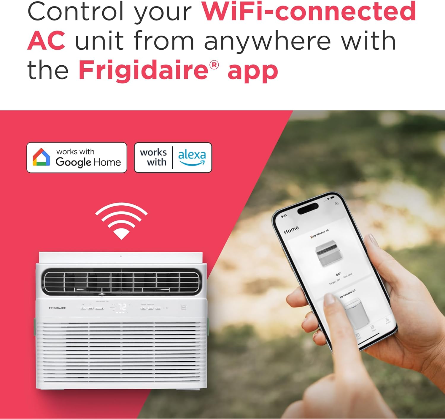 8,000 BTU Smart Wi-Fi Window Air Conditioner