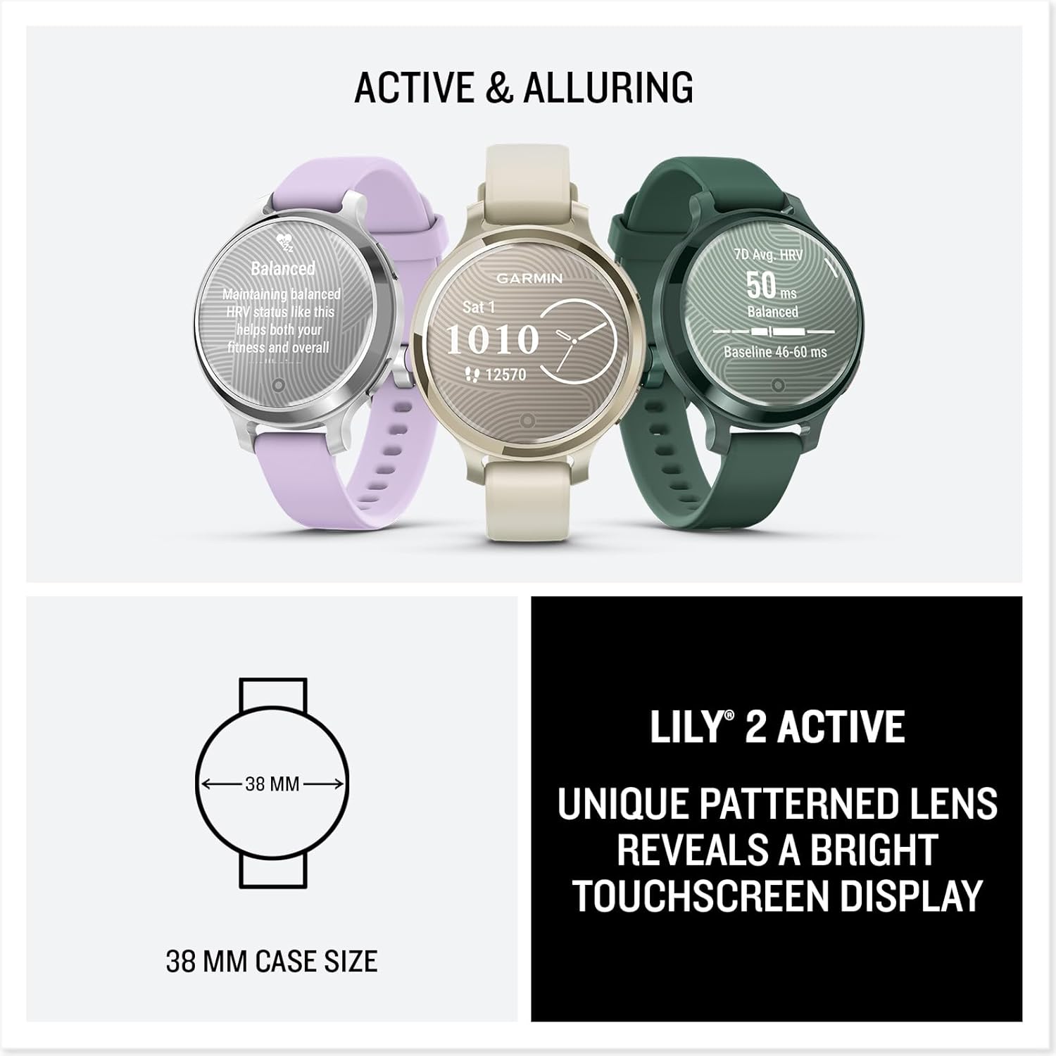 Active Smartwatch with Built-In GPS