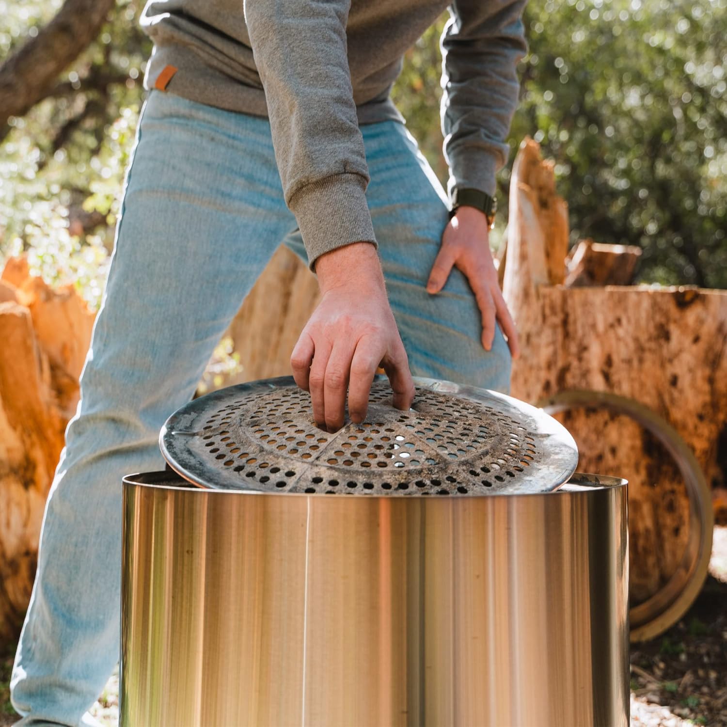 Bonfire 2.0 Smokeless Fire Pit – Portable 19.5′′