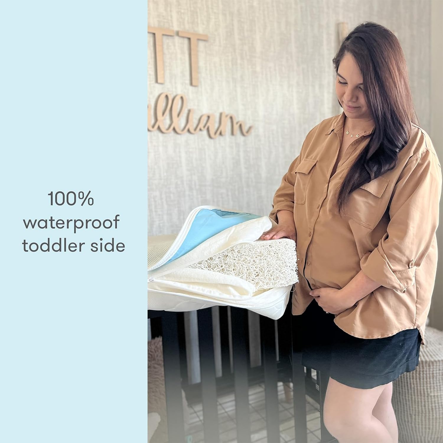 Crib Mattress & Toddler Bed – Waterproof & Breathable