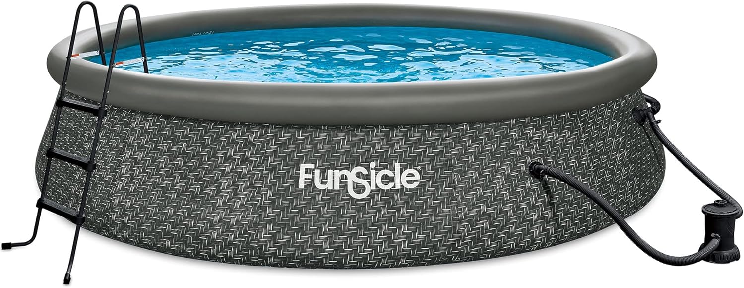 12ft x 36in Quickset Inflatable Ring Pool Set