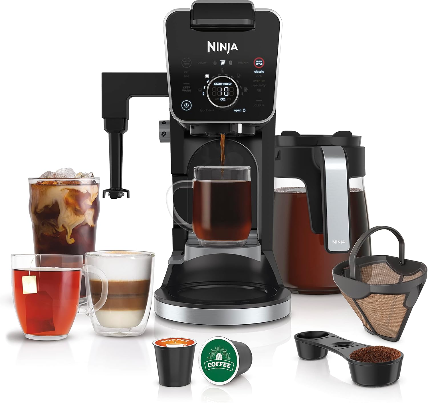 Drip Coffee Maker DualBrew Pro K-Cup Combo 12 Cup