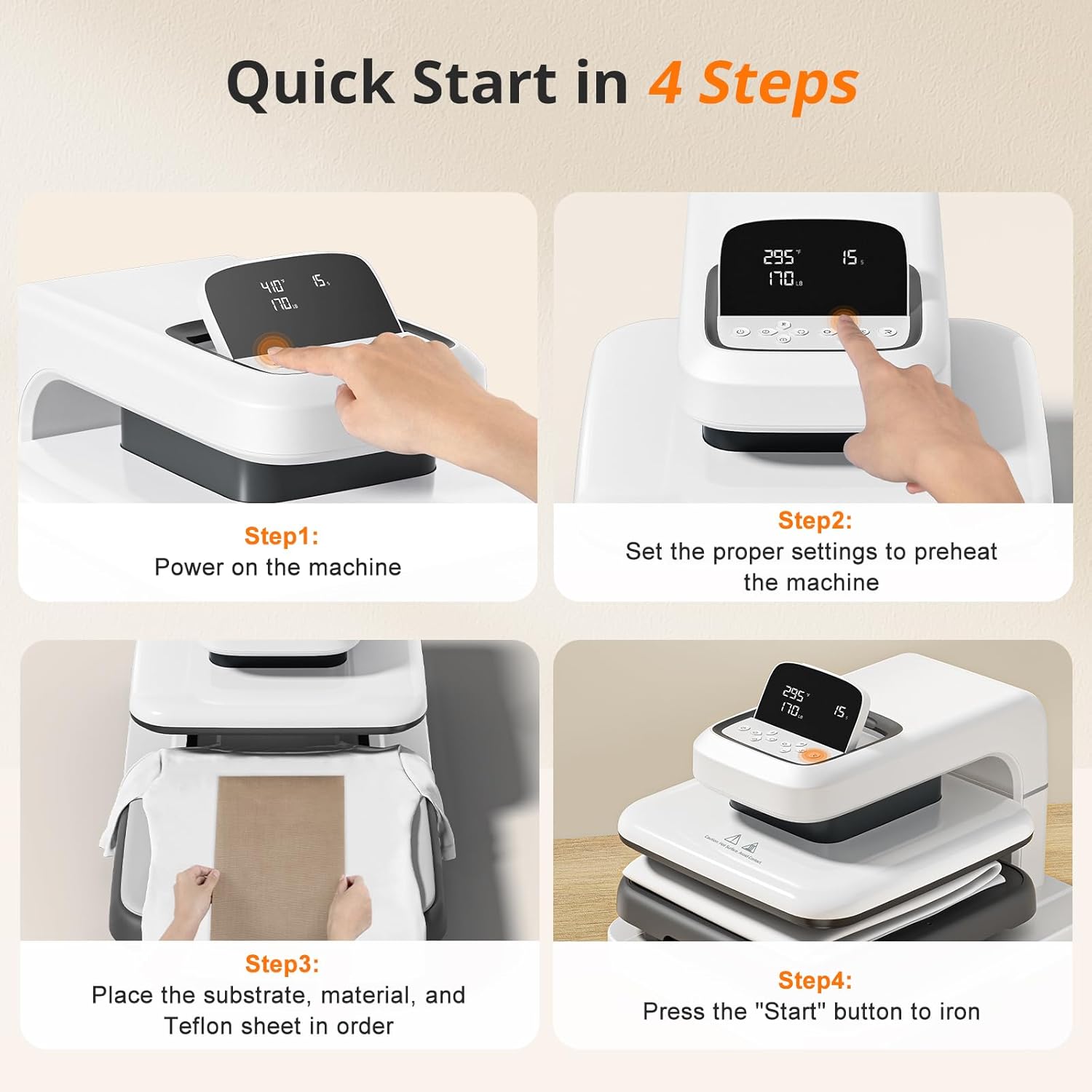 Automatic Heat Press 2 – 15×15 Heat Transfer Machine