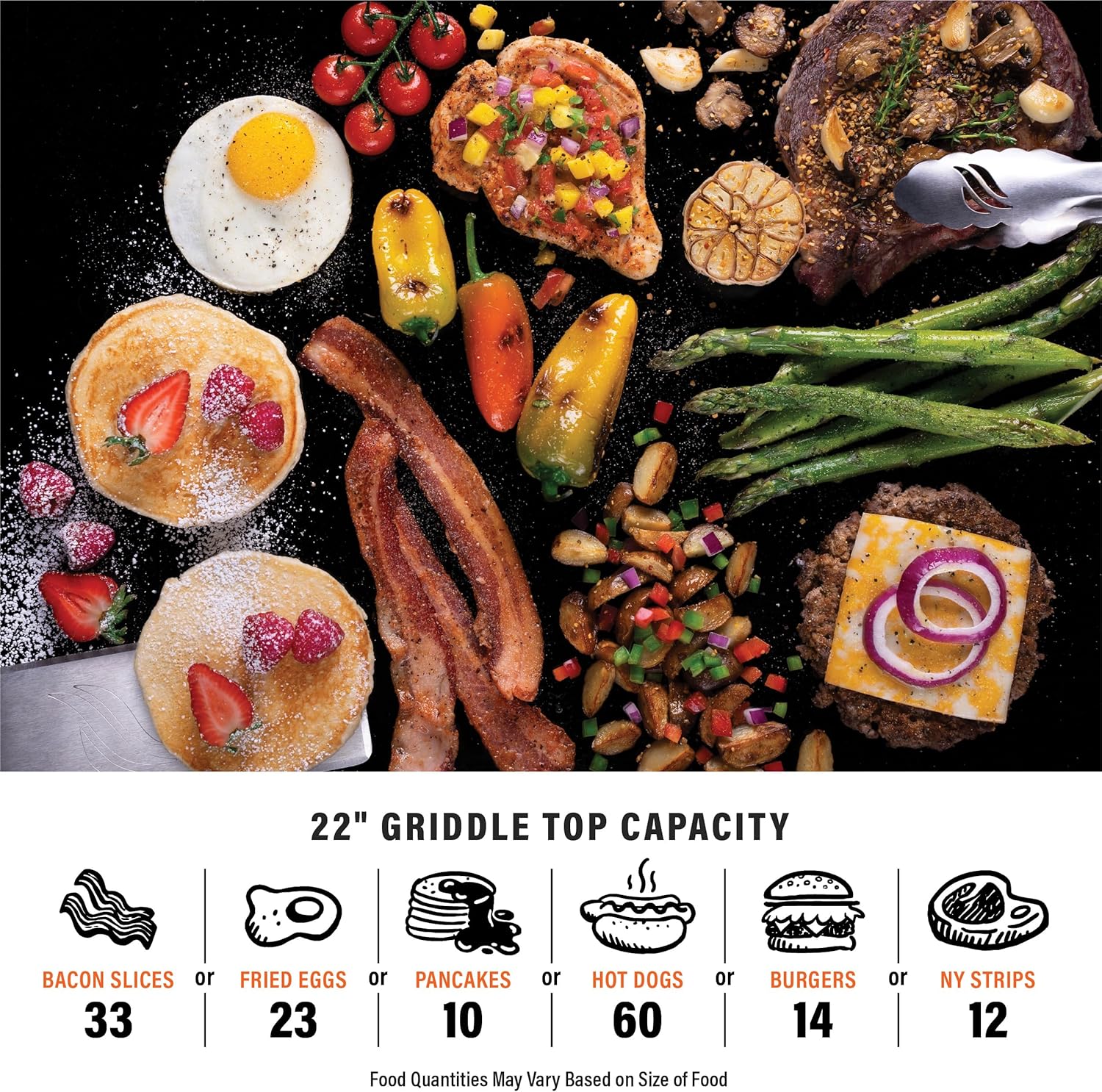 22-Inch Electric Griddle – Non-Stick Ceramic Surface