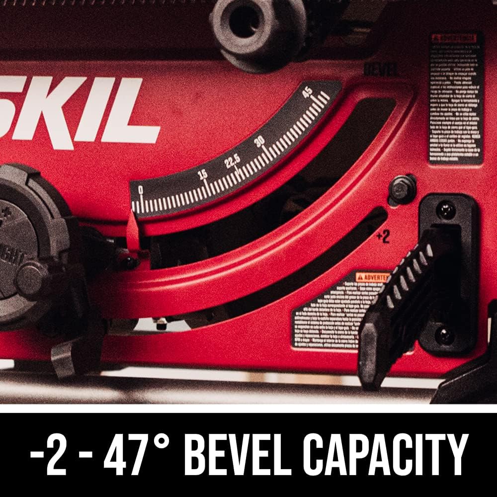 15 Amp 10′′ Jobsite Table Saw with Folding Stand