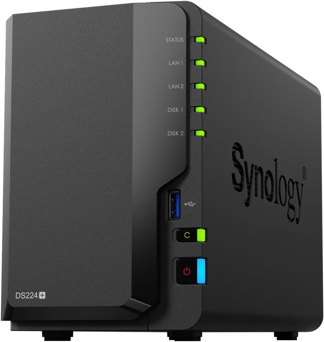 2-Bay Diskstation DS224+ (Diskless) Storage Solution