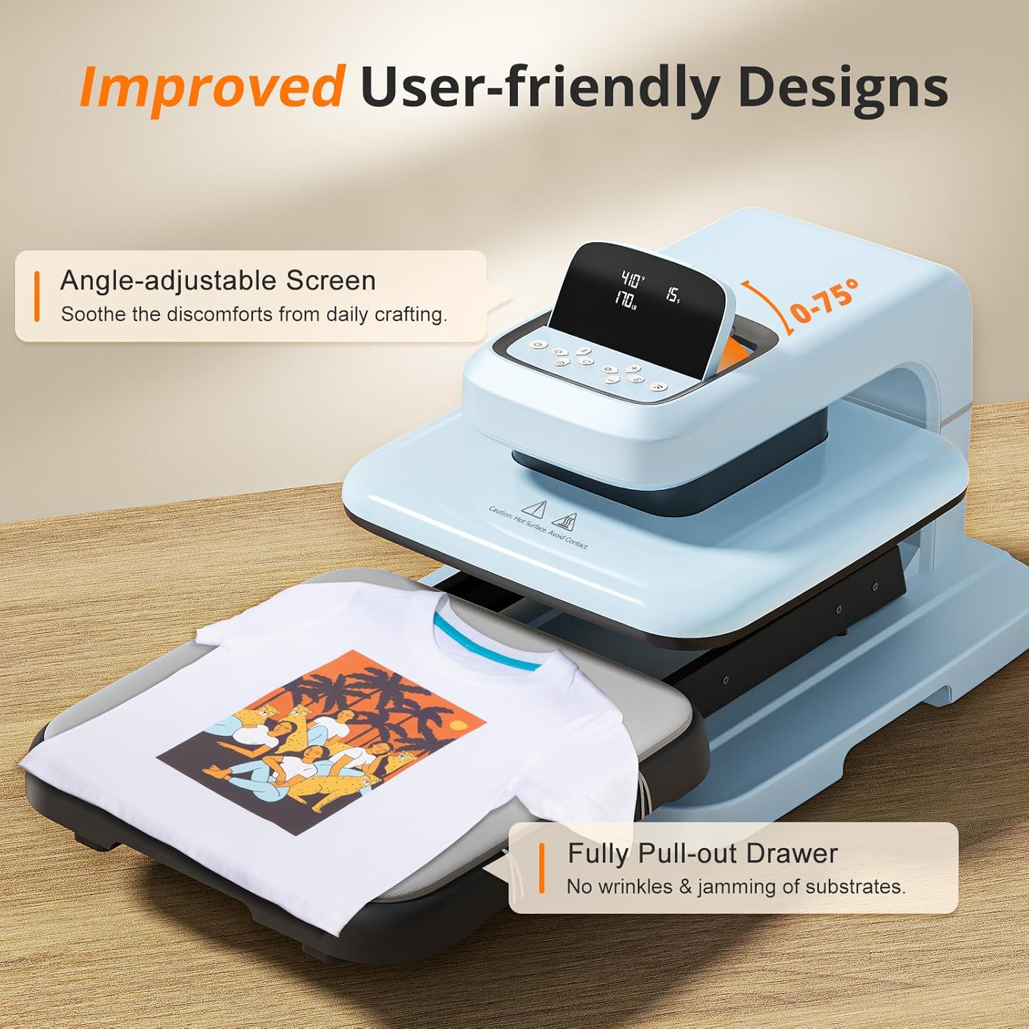 Automatic Heat Press 2 – 15×15 Heat Transfer Machine