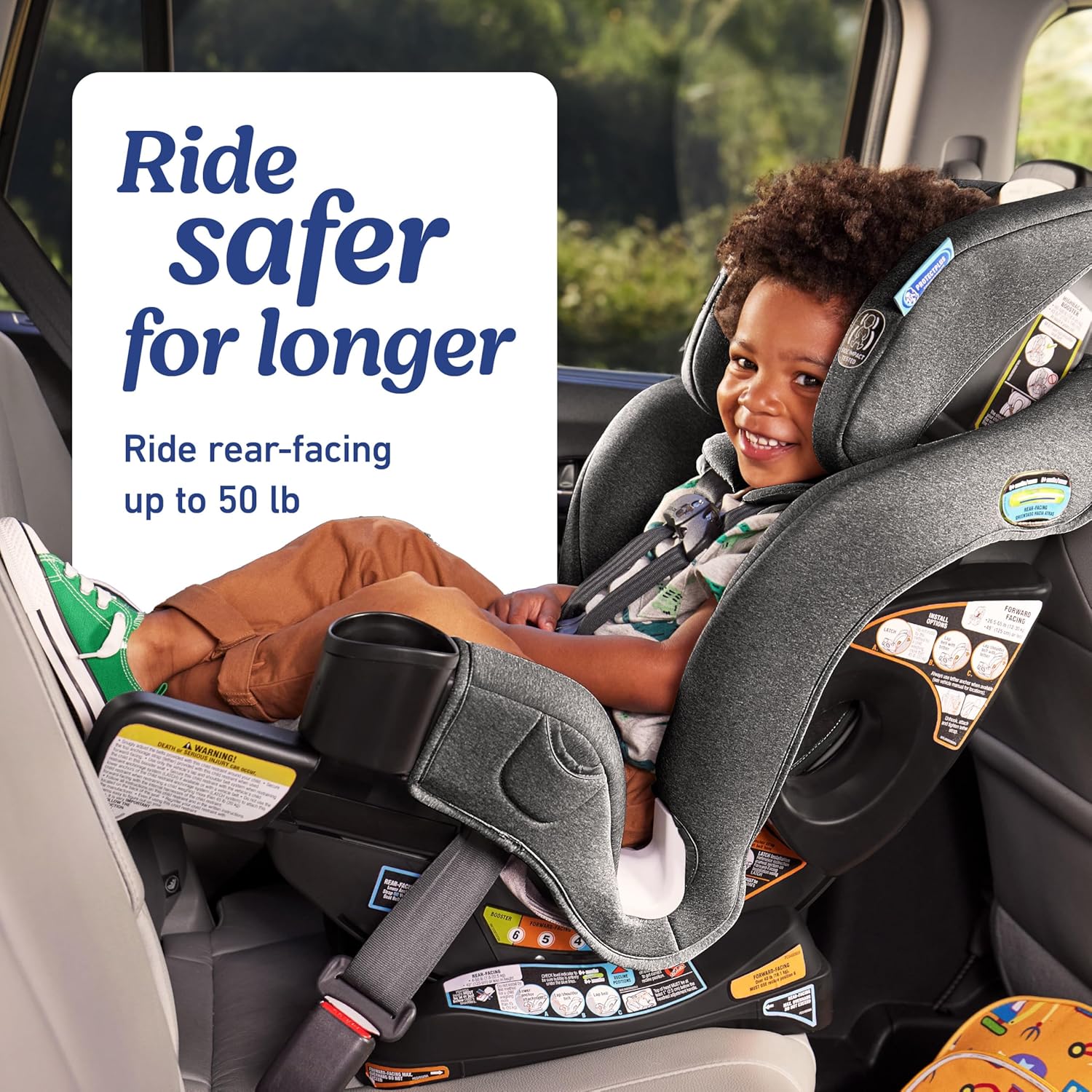 Extend2Fit Convertible Baby Car Seat – Adjustable Legroom
