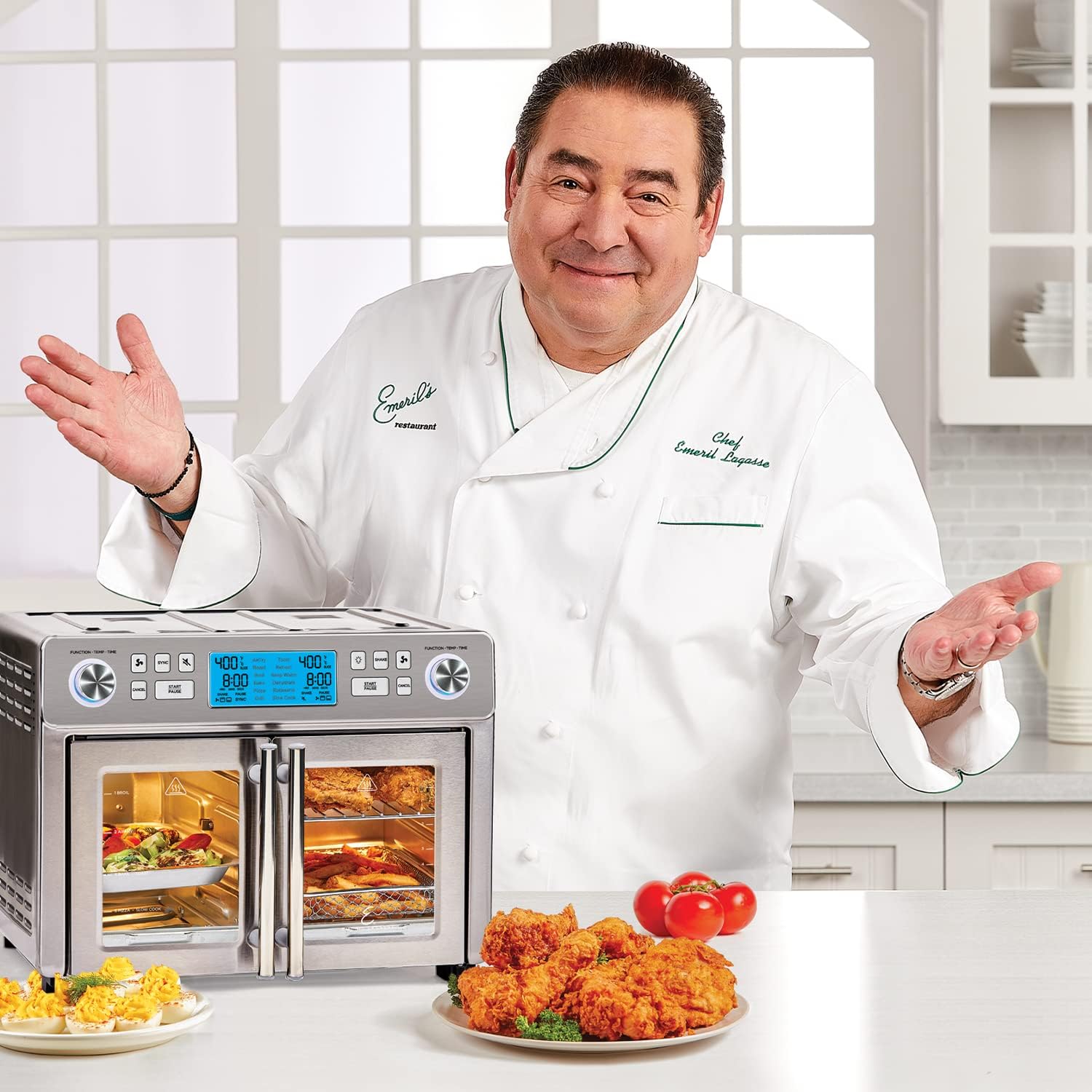 Dual Zone 360 Air Fryer Oven Combo 25 Qt