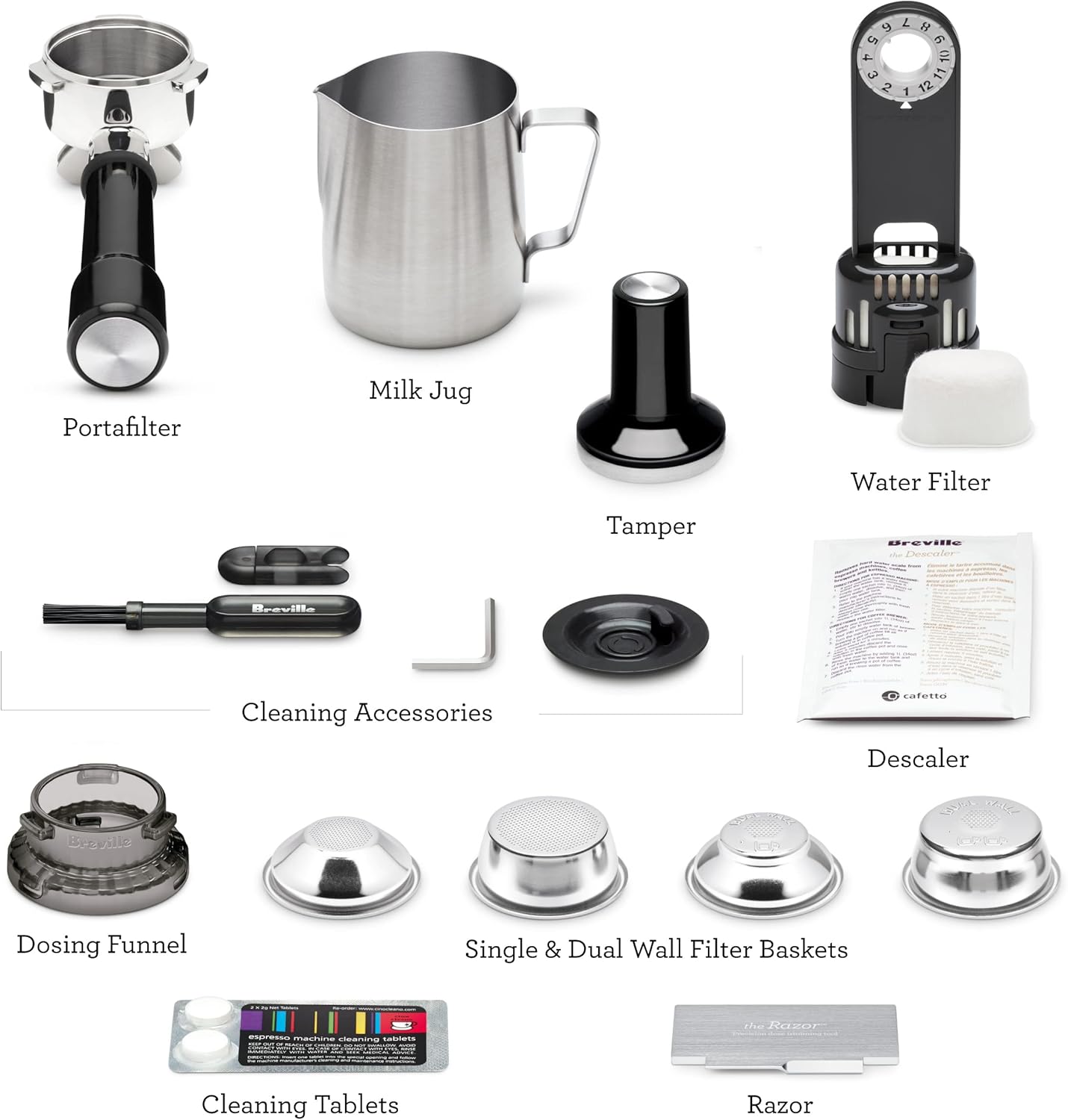 Barista Express Espresso Machine BES870XL – Steel