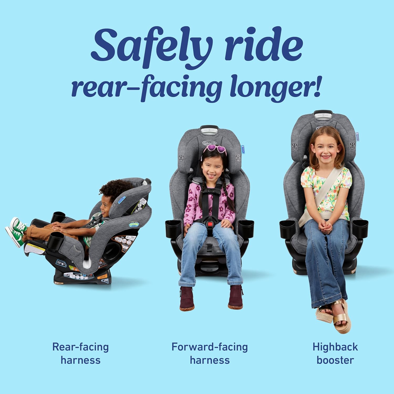 Extend2Fit Convertible Baby Car Seat – Adjustable Legroom