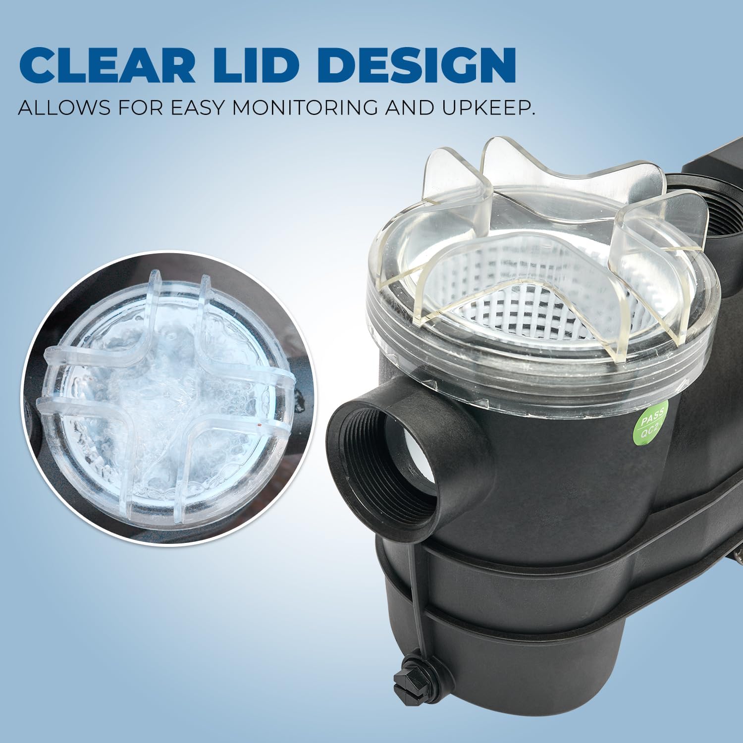 2Hp Variable Speed In-Ground Pool Pump 230V
