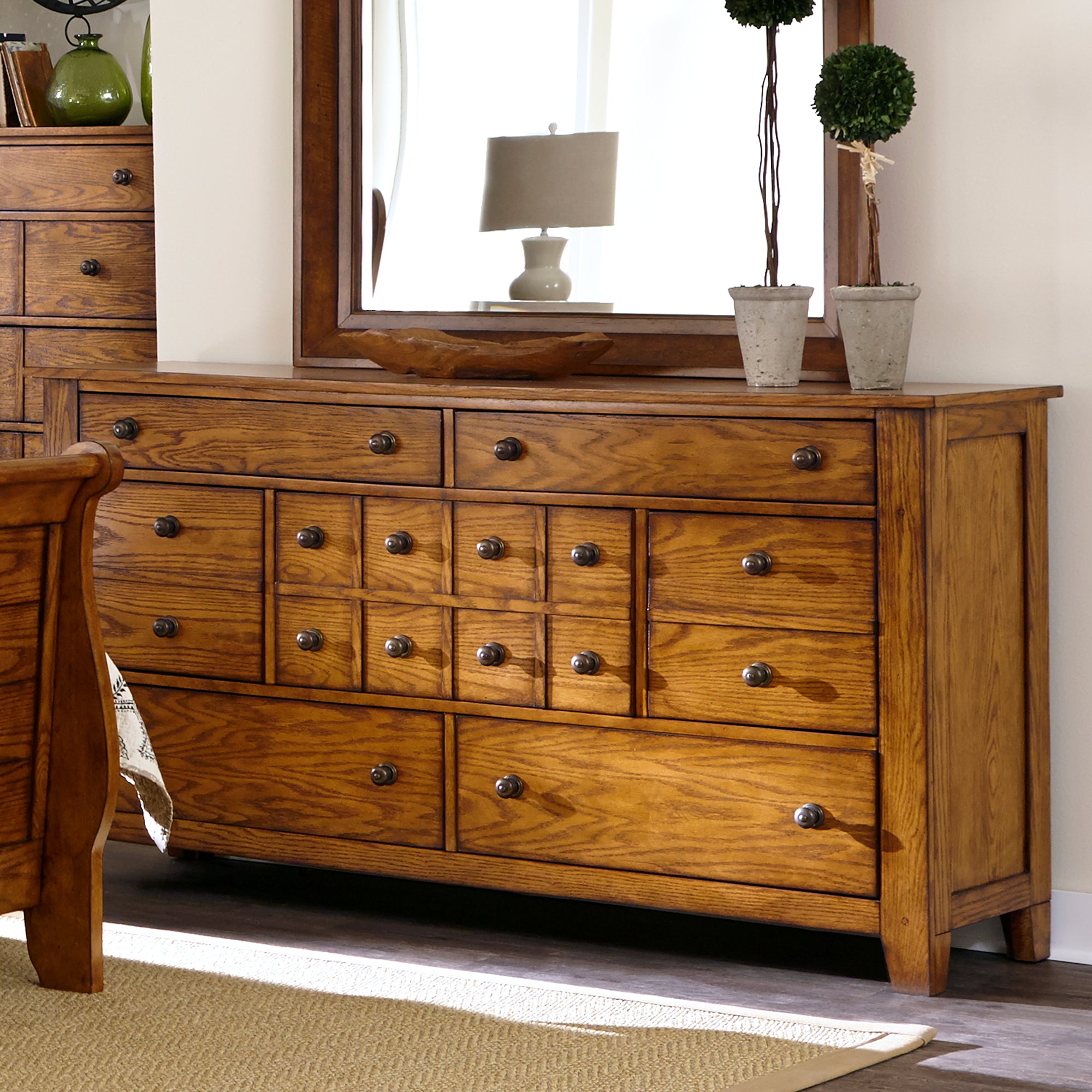 Grandpas Cabin A175-BR31 7 Drawer Dresser