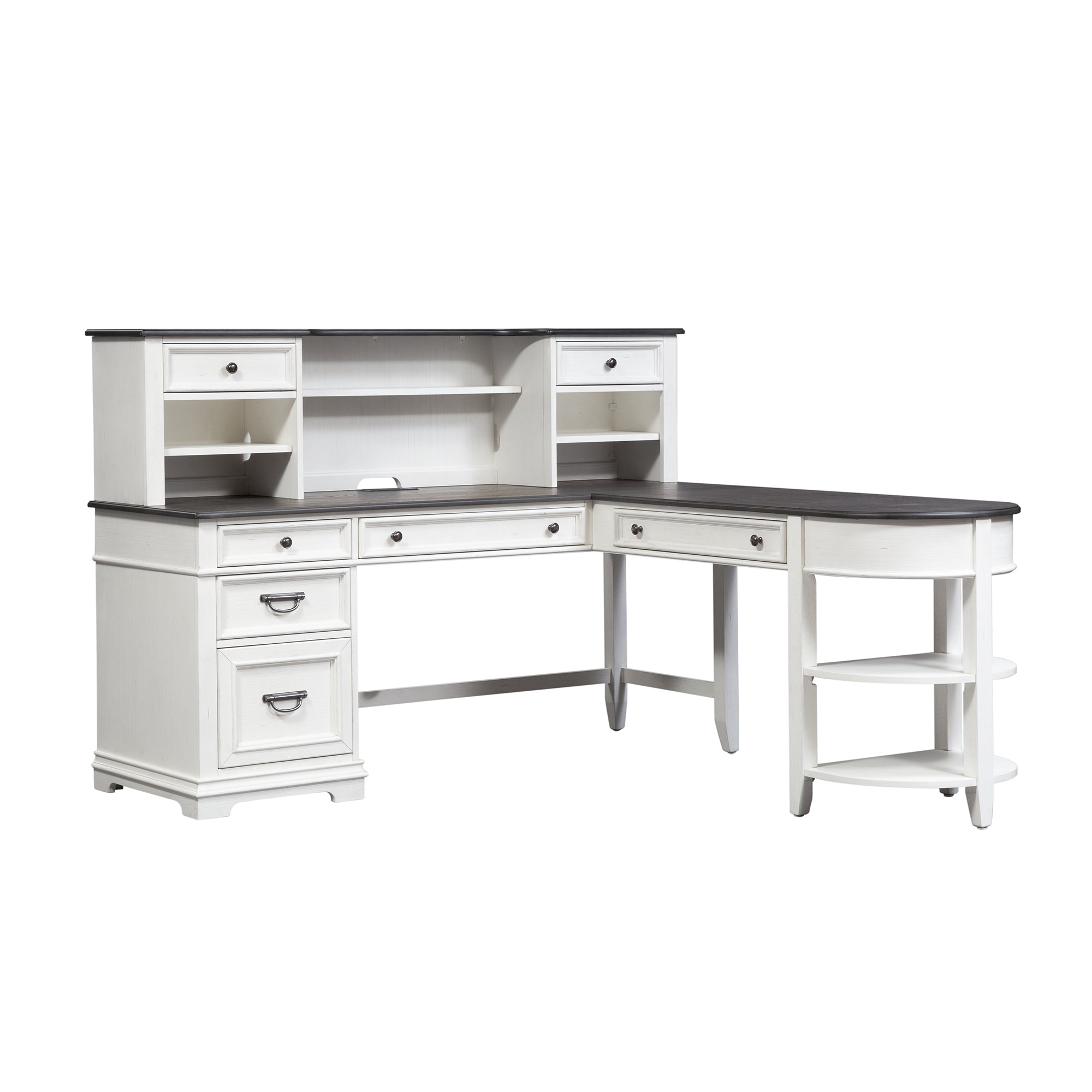 Allyson Park 417-HOJ-LSD L Shaped Desk Set